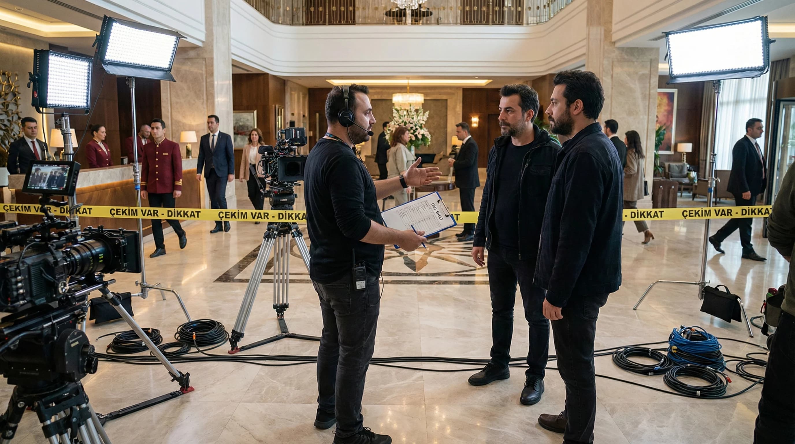 Otel Video Çekimlerinde Set ve Ekip Yönetimi: Çekim Günü Rehberi