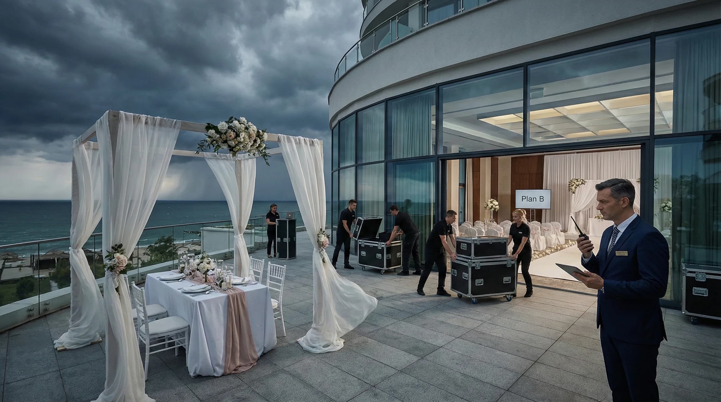 Açık Alan Otel Etkinliklerinde Hava Koşulları ve B Planı: Risk Yönetimi Rehberi