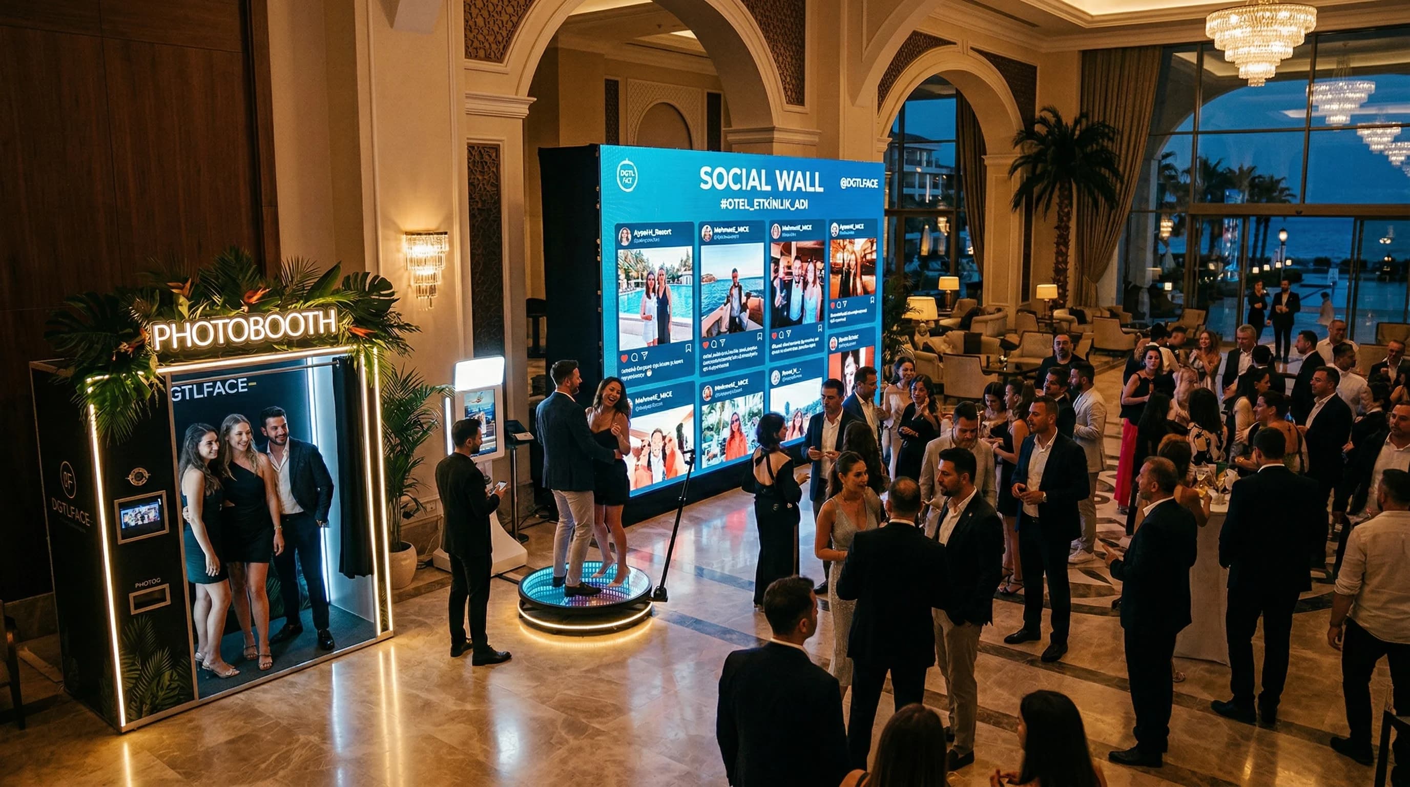 Sosyal-First Otel Etkinlikleri: Photobooth, Social Wall ve Viral İçerik Akışı