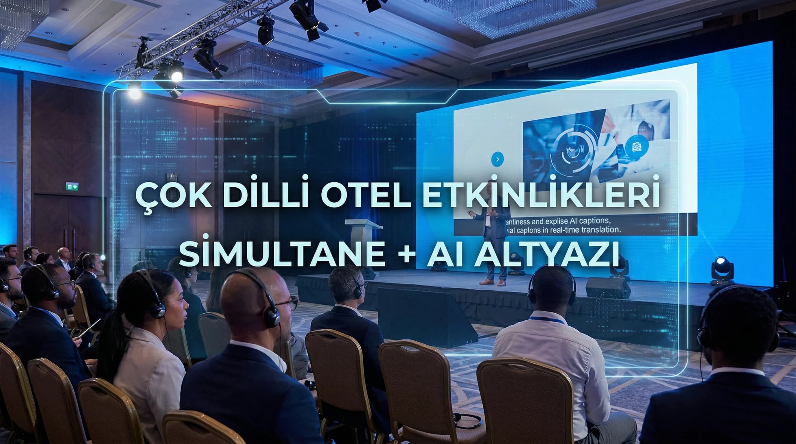 Anlık Çeviri ve AI Altyazı ile Çok Dilli Otel Etkinlikleri: Simultane Deneyimin Geleceği
