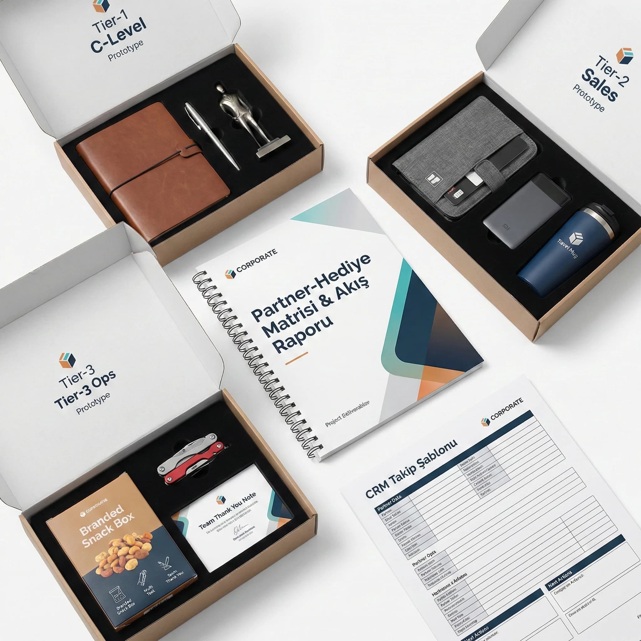B2B gifting çıktıları: matriks, akış ve CRM takip otel bağlamı