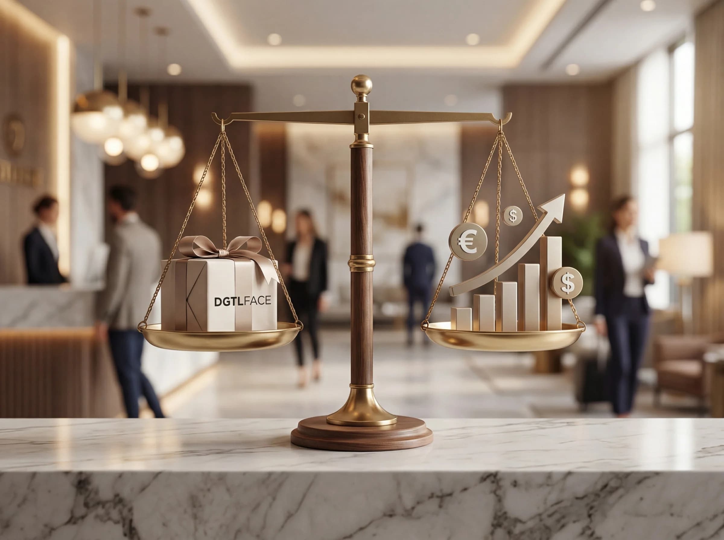 Hediye ile upsell dengesi adımları, otel bağlamı