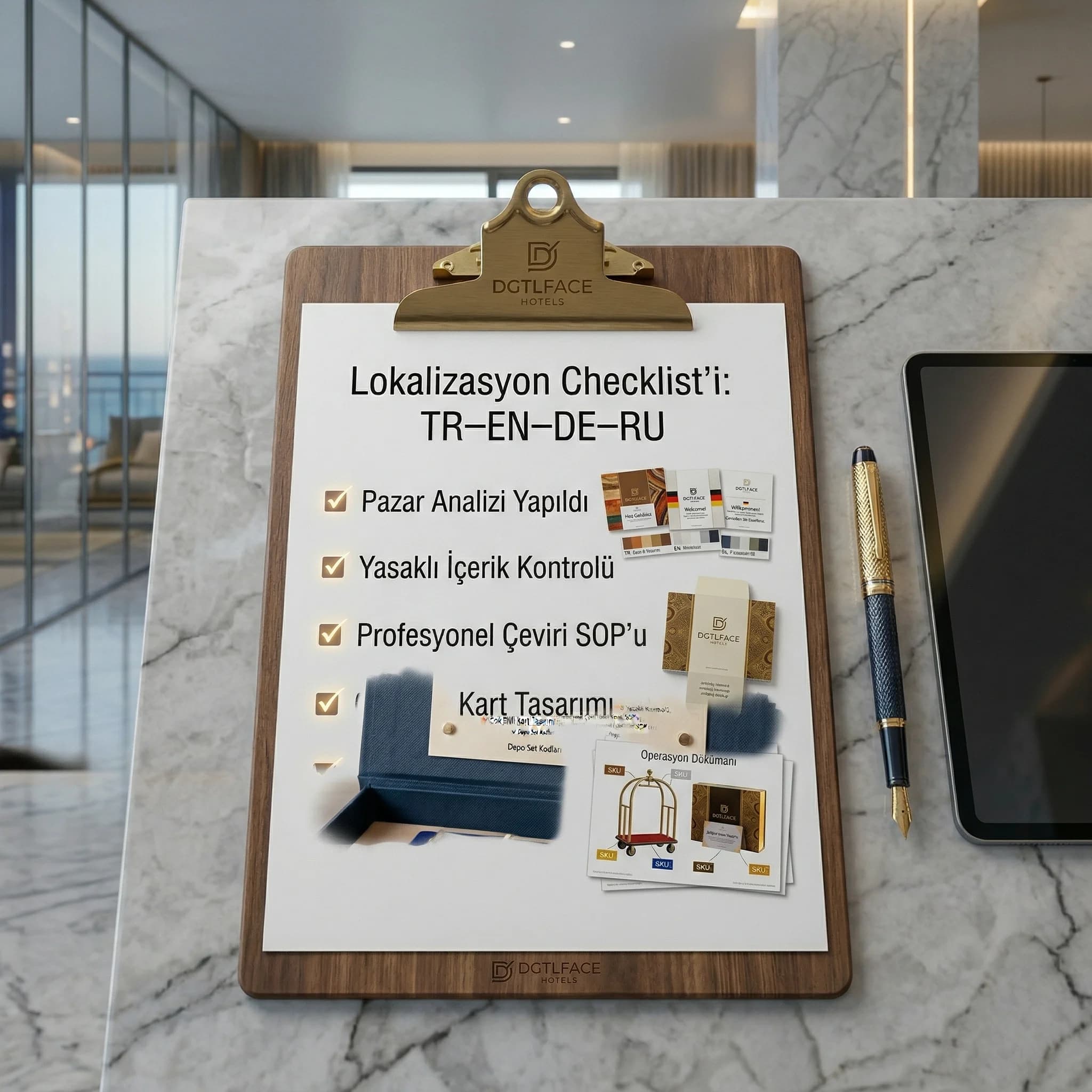 Kültürel do-dont ve lokalizasyon checklist’i, otel bağlamı