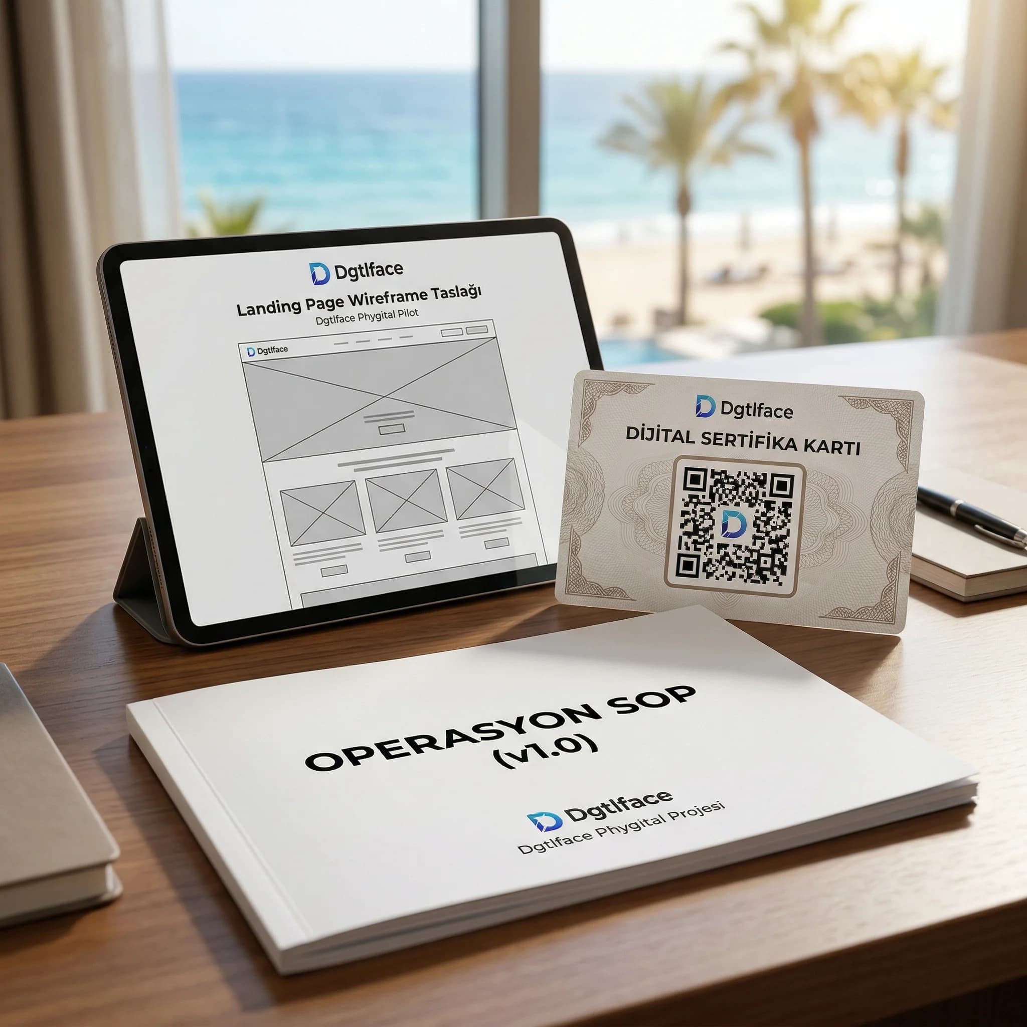 Phygital pilot deliverables ve SOP çıktıları, otel bağlamı