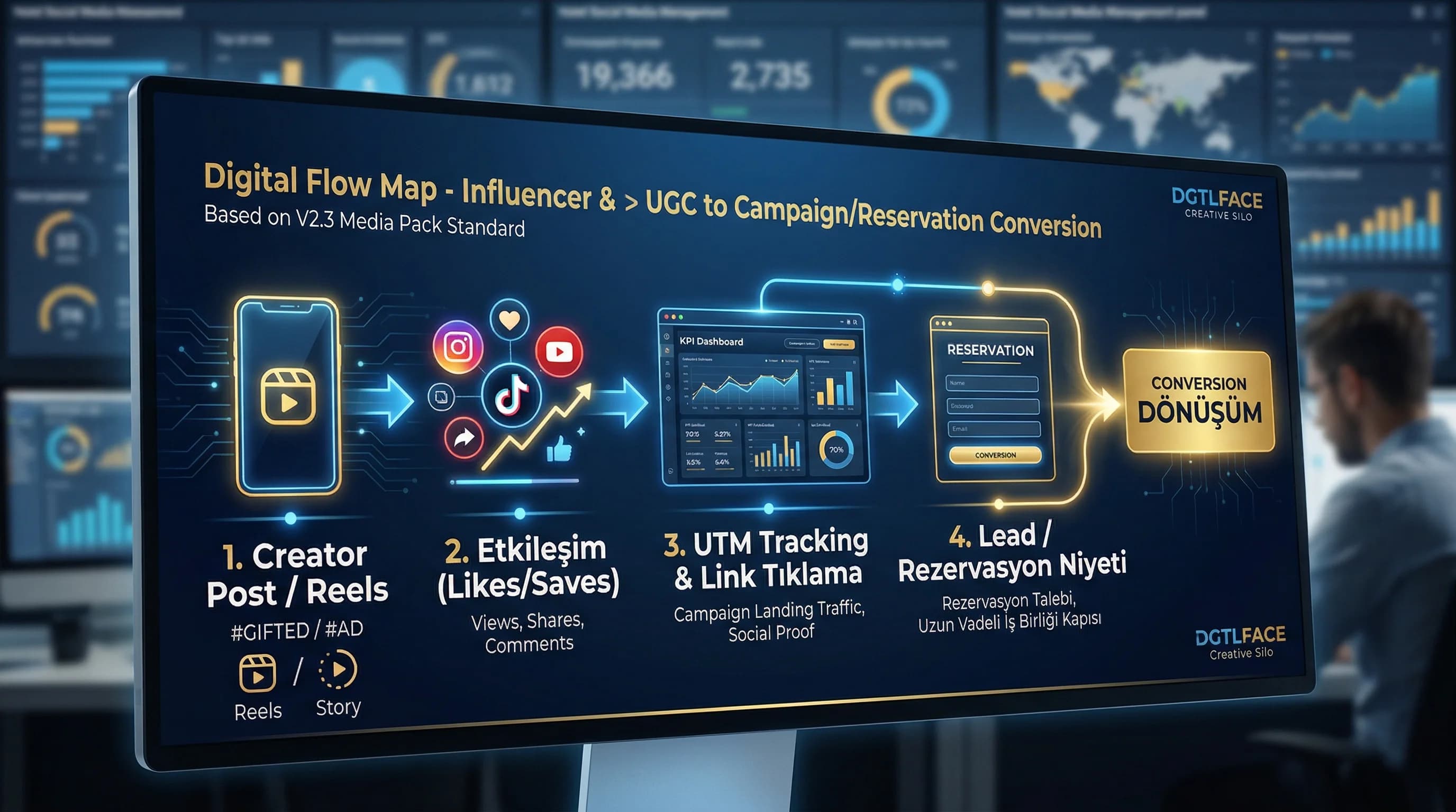 Seeding’den UGC’ye kampanya akışı, otel sosyal medya bağlamı
