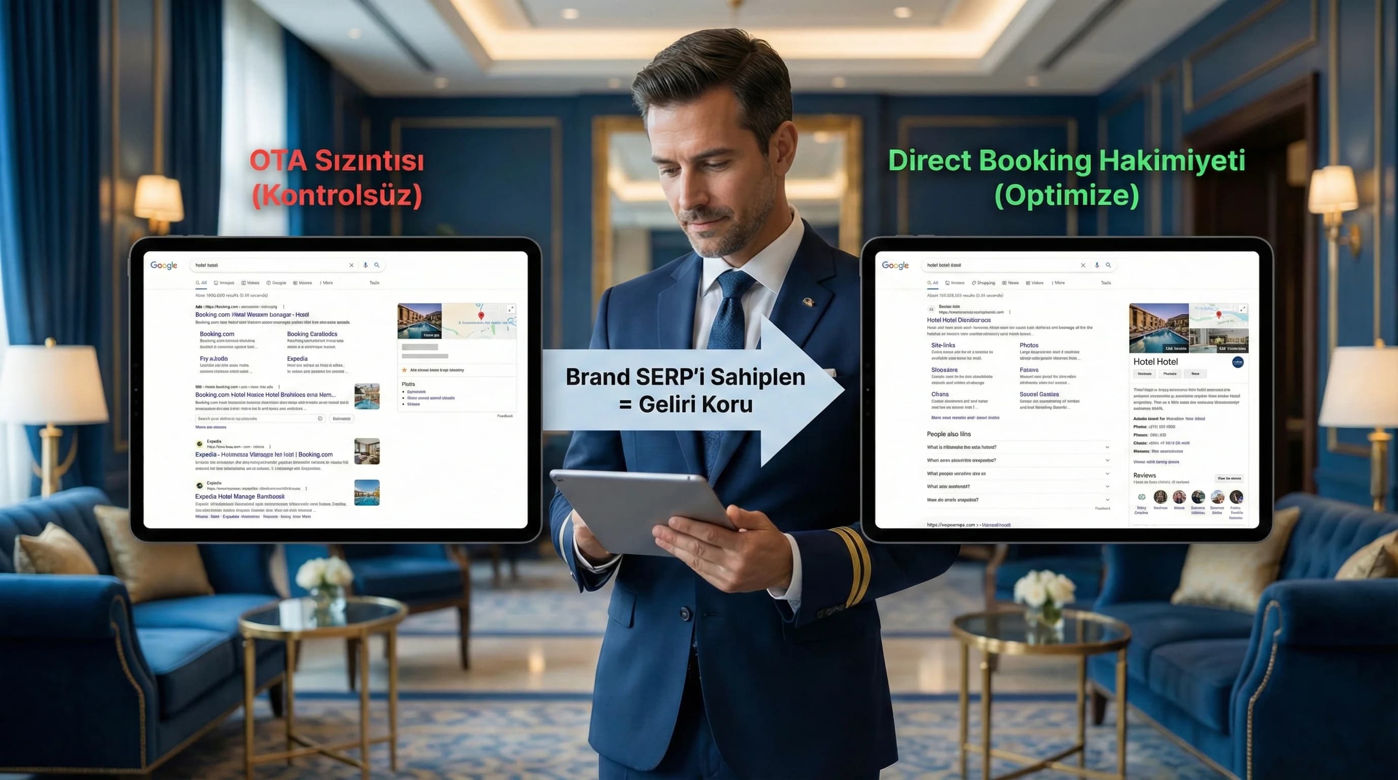 Otel Brand SERP ve Knowledge Panel Optimizasyonu: “Otel Adı” Aramasını Tamamen Sahiplenmek