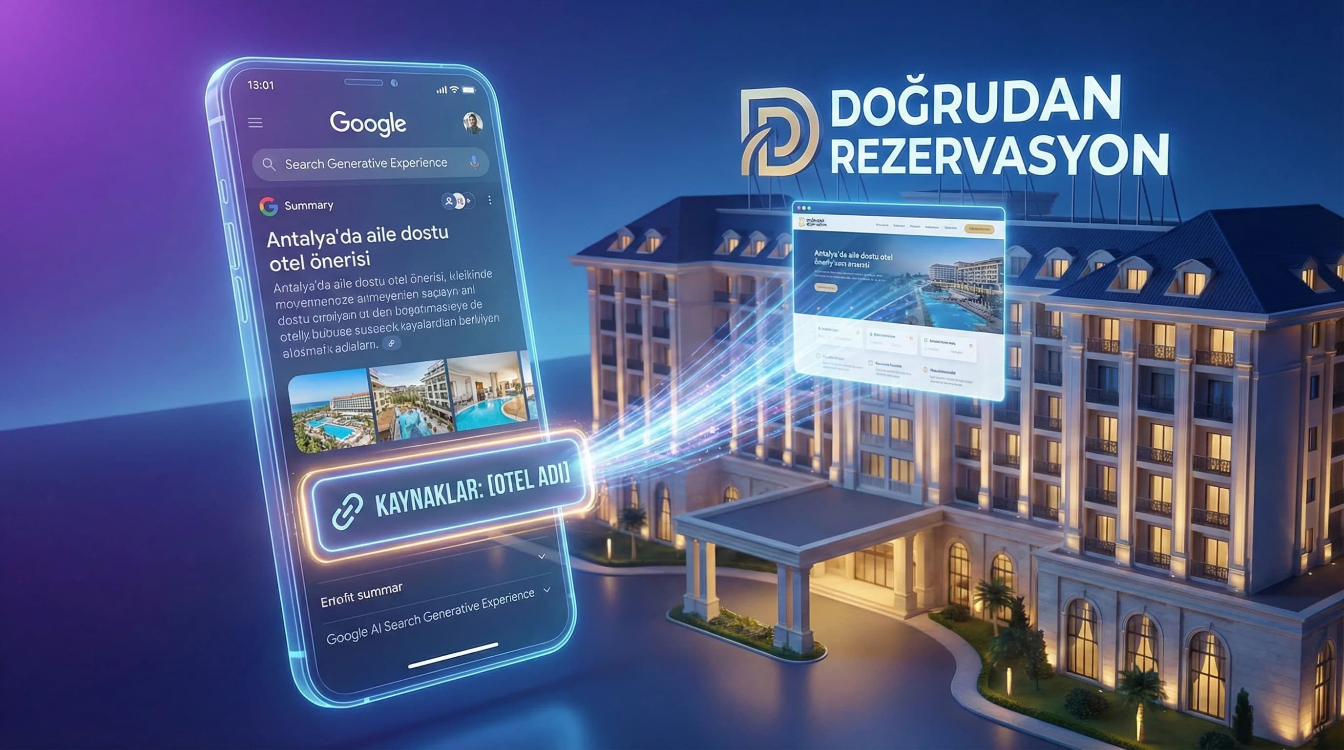 2026 SGE-First Otel SEO Stratejisi: AI Özetlerinde Otelinizi Nasıl Öne Çıkarırsınız?