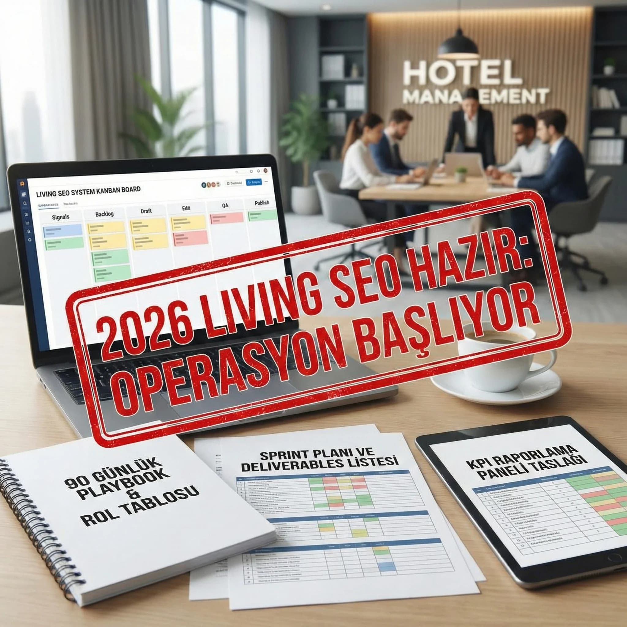 Board deliverables + amaç + otel uygulama bağlamı