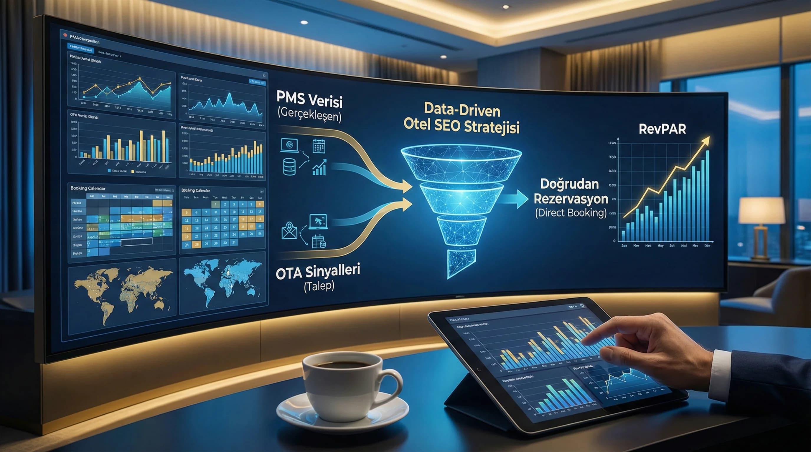 PMS & OTA Verisi ile Otel SEO: Anahtar Kelime Değil, Gerçek Talep Üzerinden Strateji