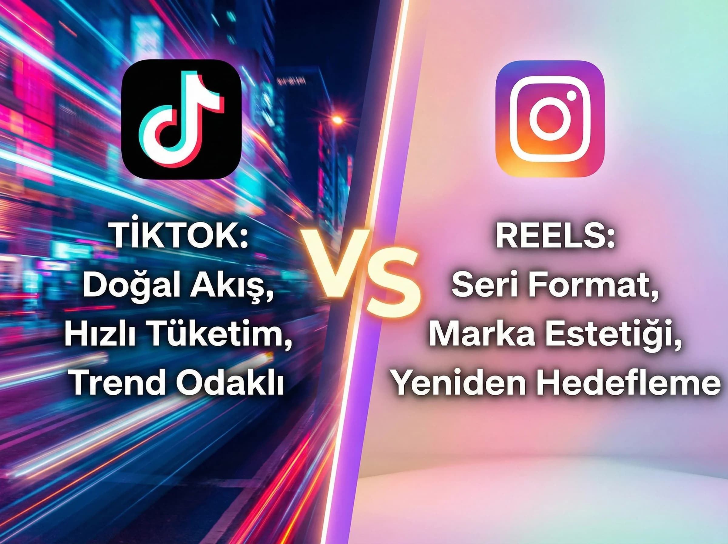 TikTok vs Reels farkları bölüm geçiş görseli