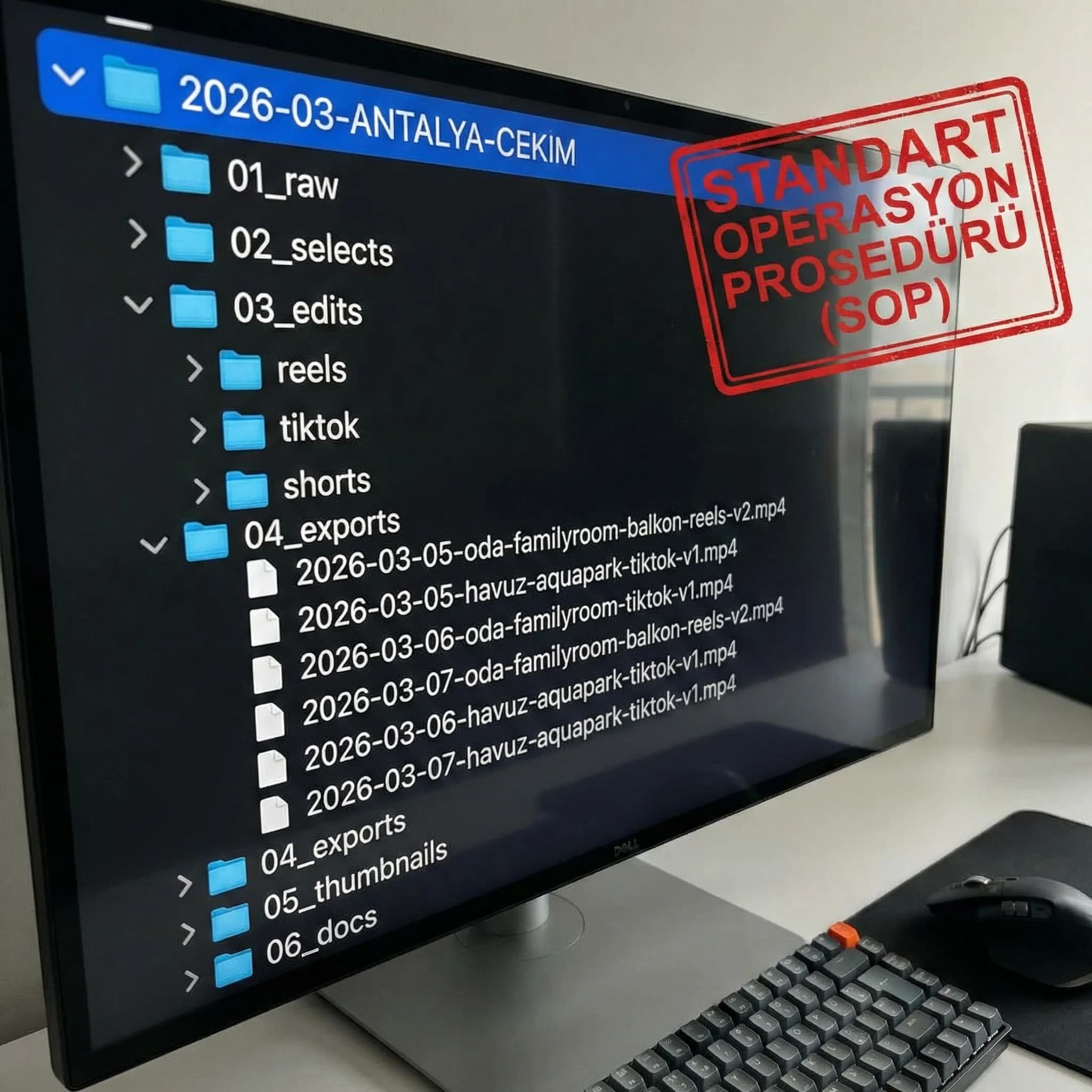 Shot list + tek CTA + platform uyarlama kontrol kartı
