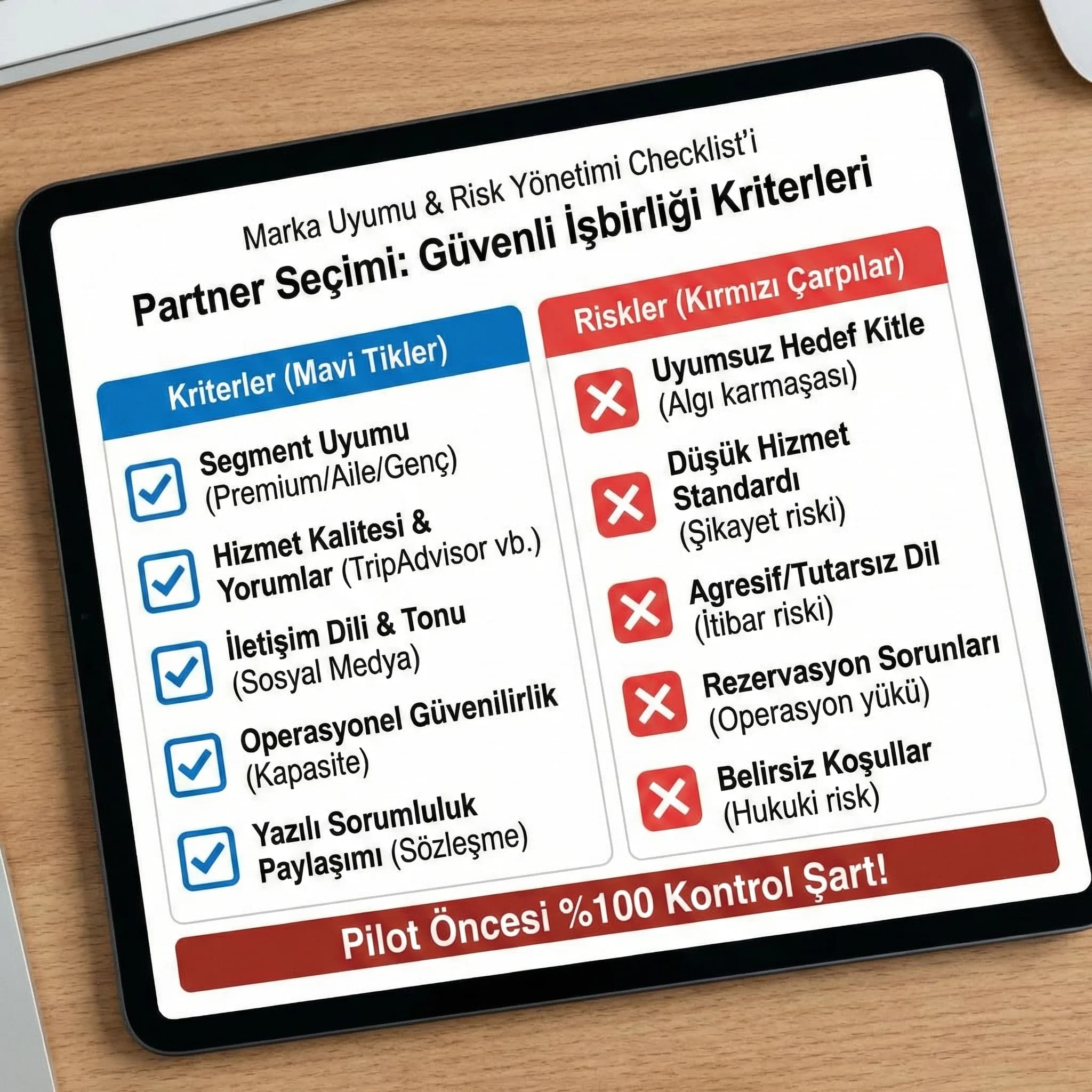 Destinasyon paket funnel diyagramı