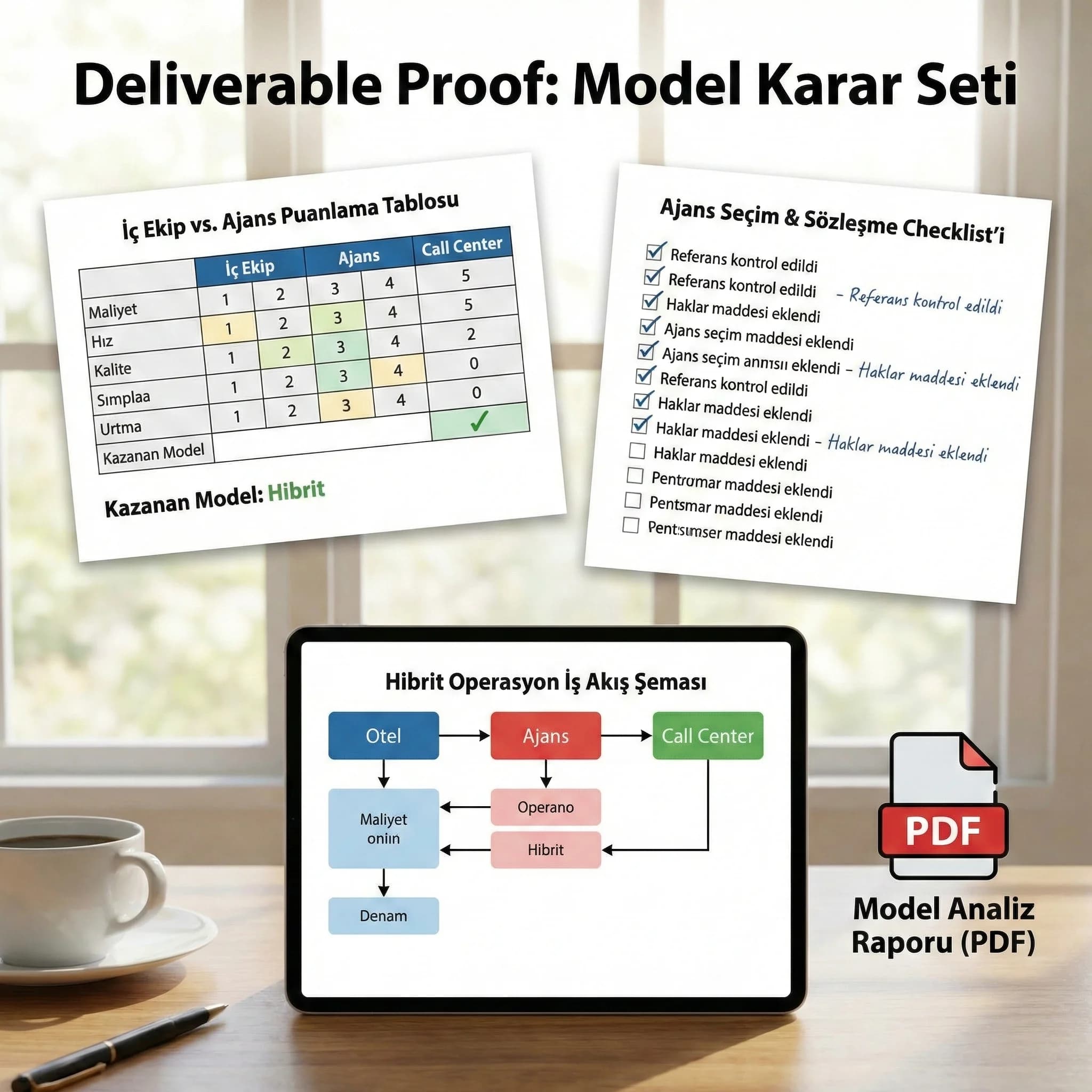 KPI & raporlama panel kartı