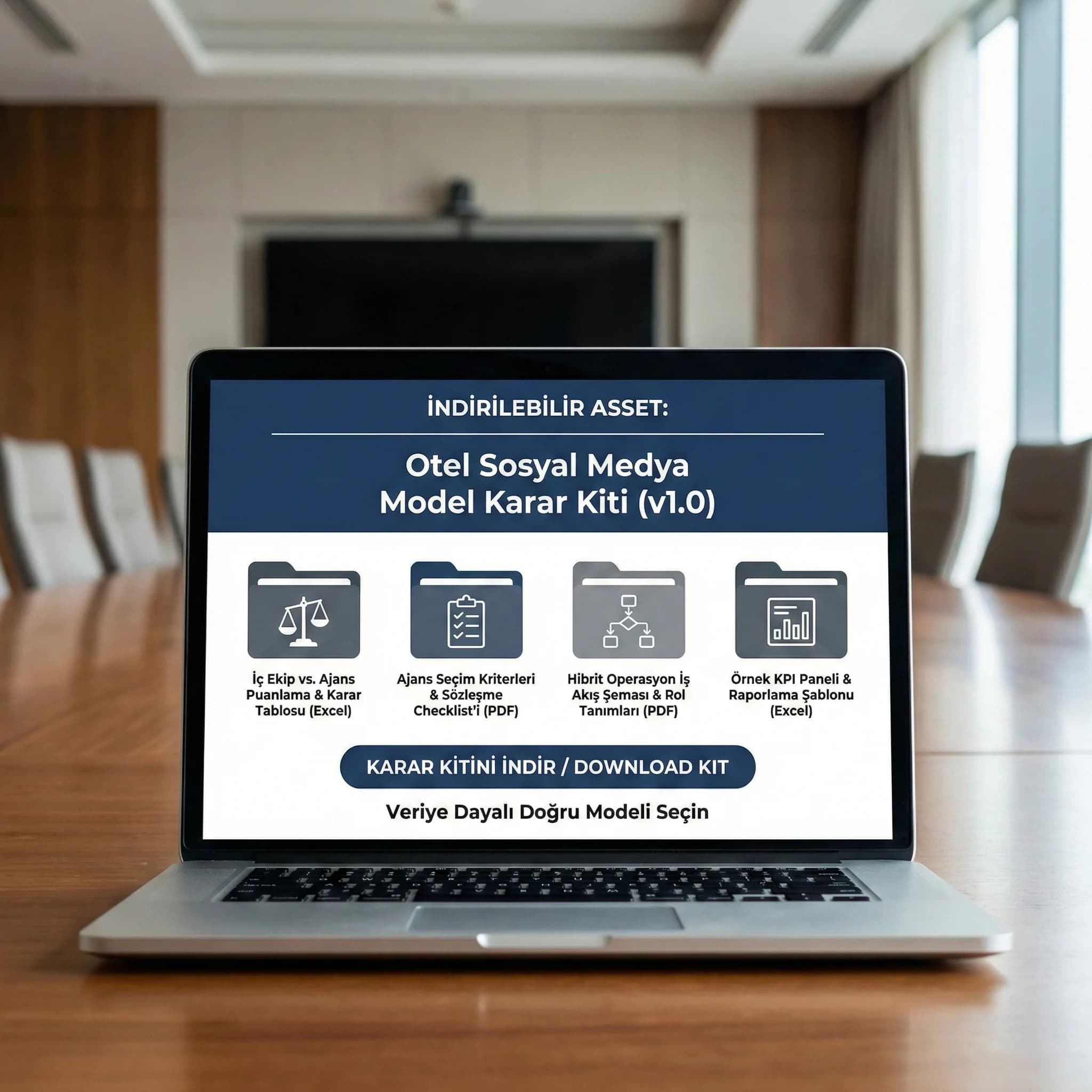 Karar aracı + checklist deliverable kartı