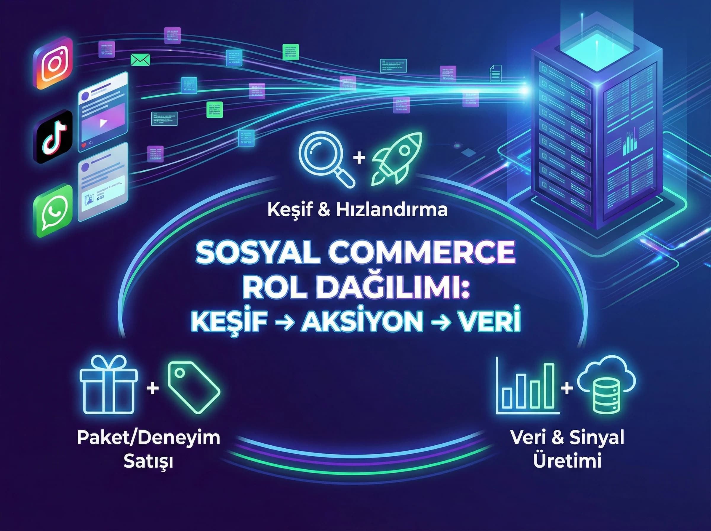 Sosyal commerce kavramı bölüm geçişi