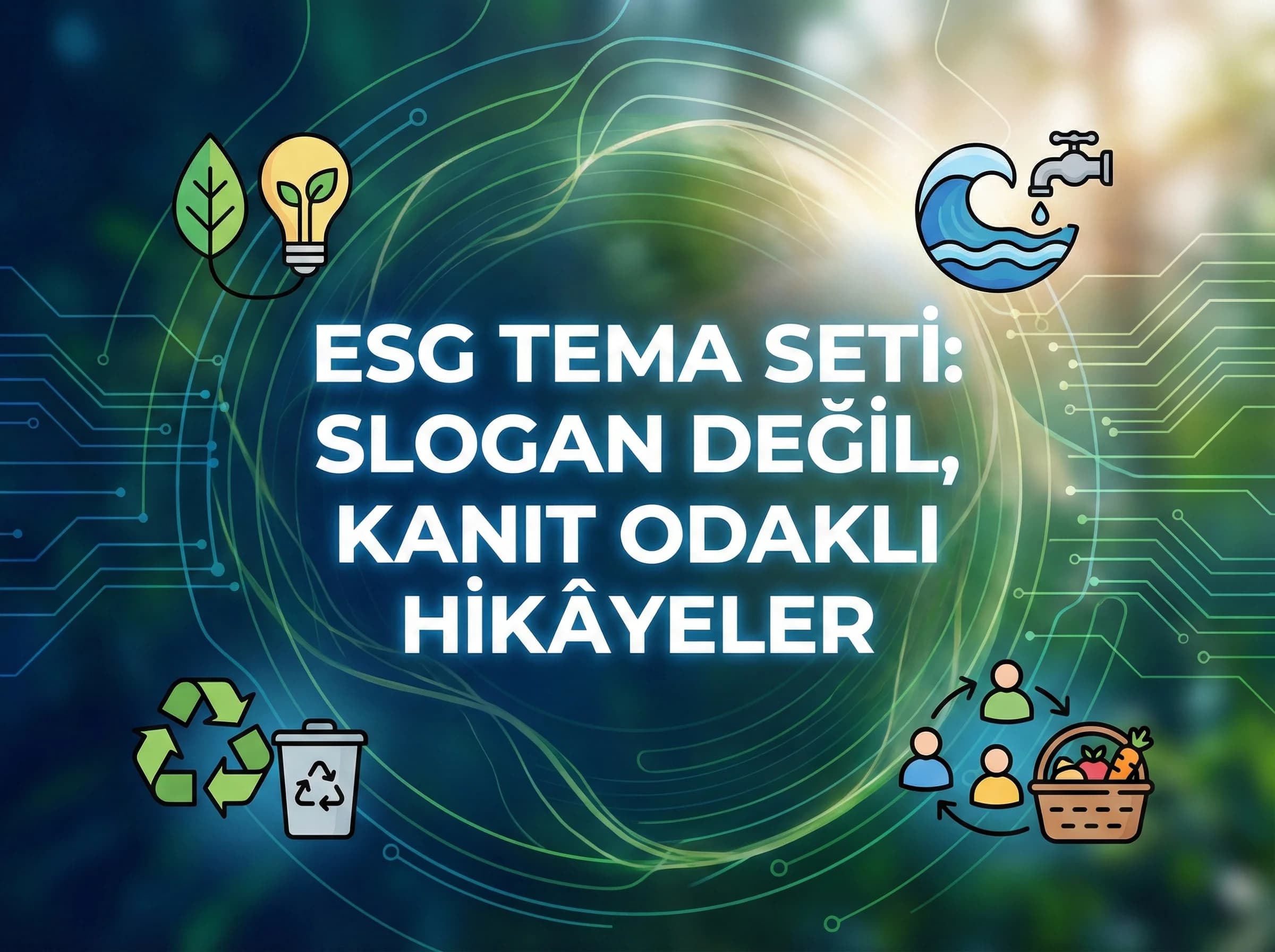 ESG tema seti bölüm geçişi