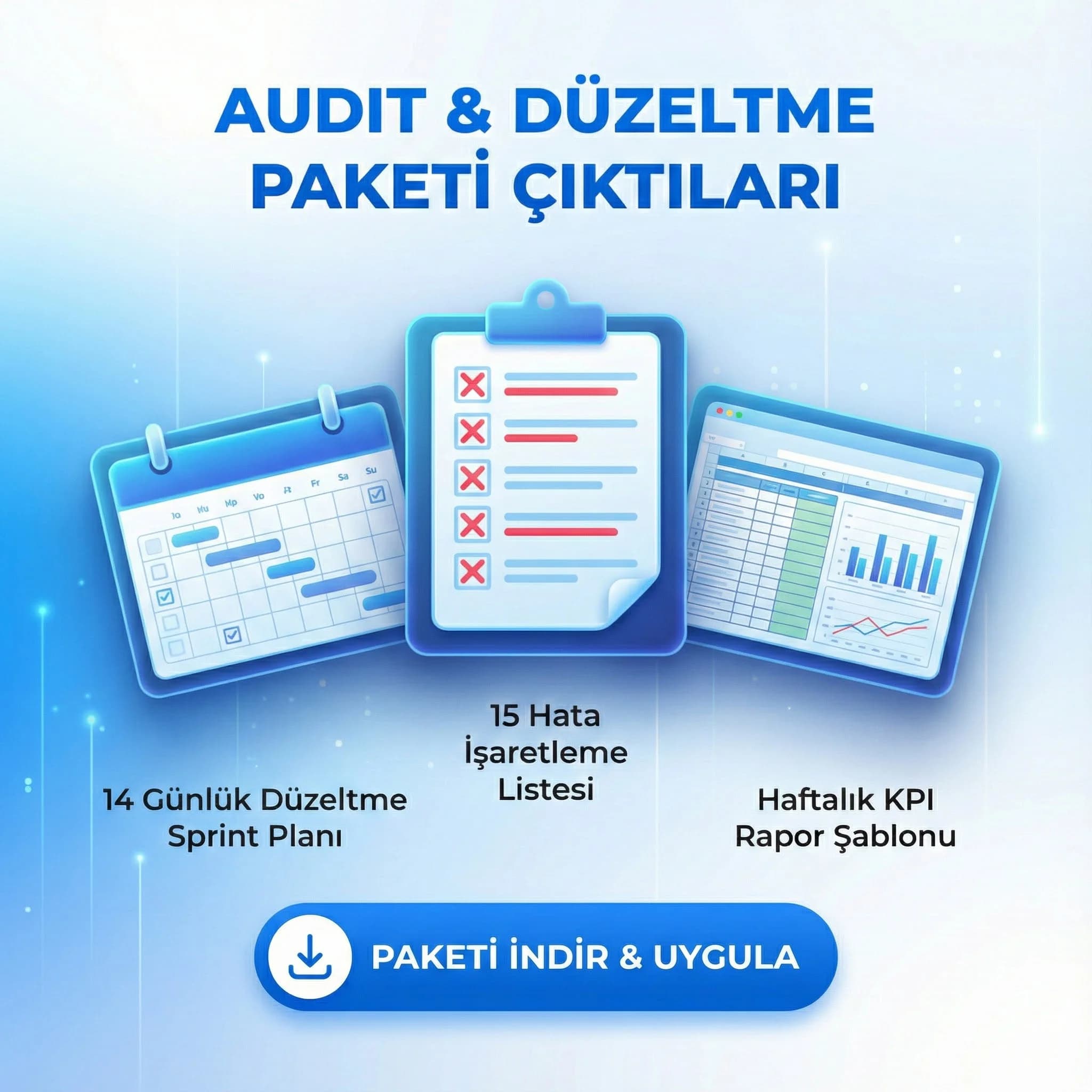DM/yorum yönetimi ve audit çıktıları proof kart 