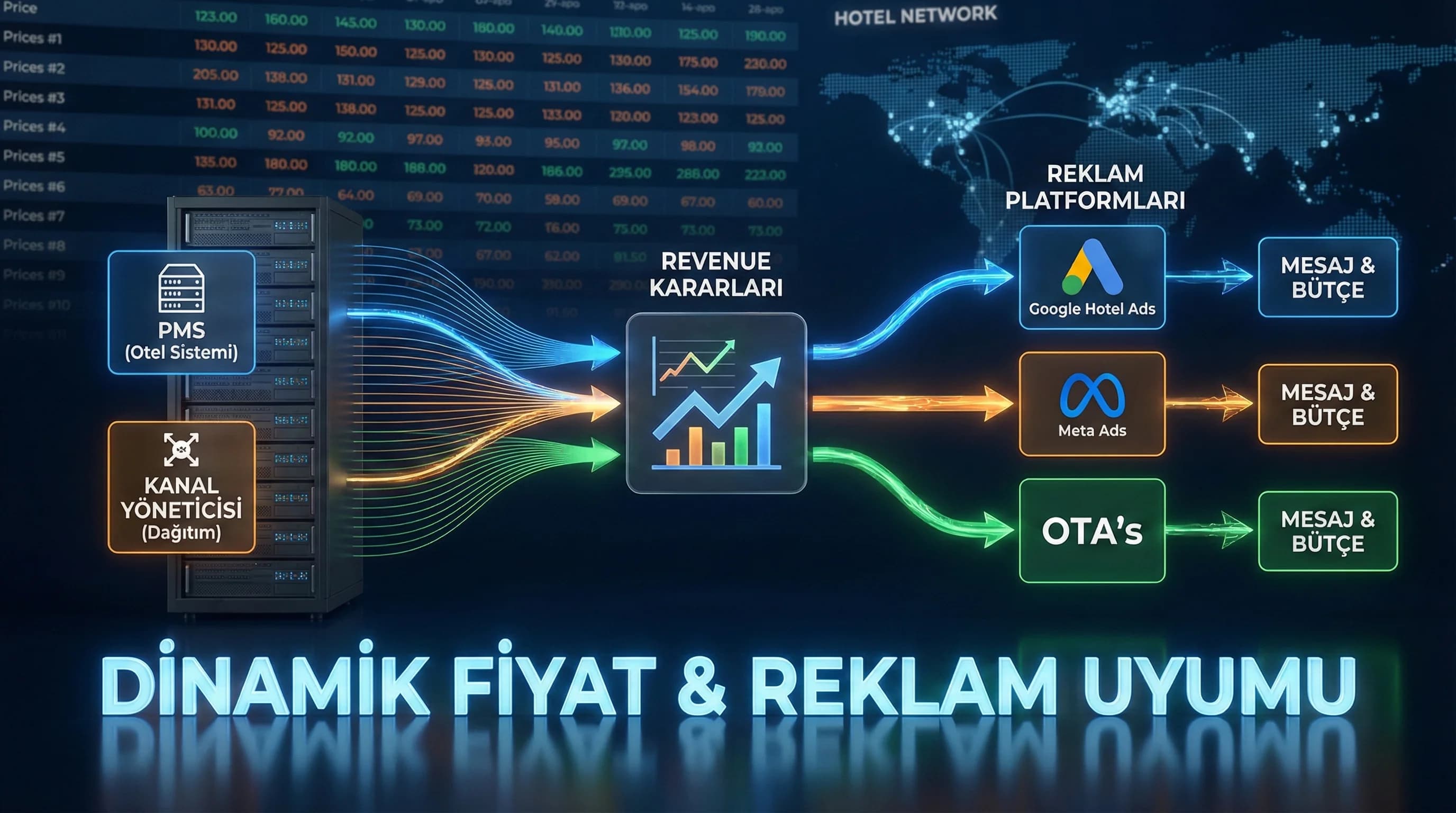 Dinamik Fiyatlama ile Reklam Stratejisi Nasıl Uyumlanır? (PMS, Kanal Yönetimi ve Reklam)