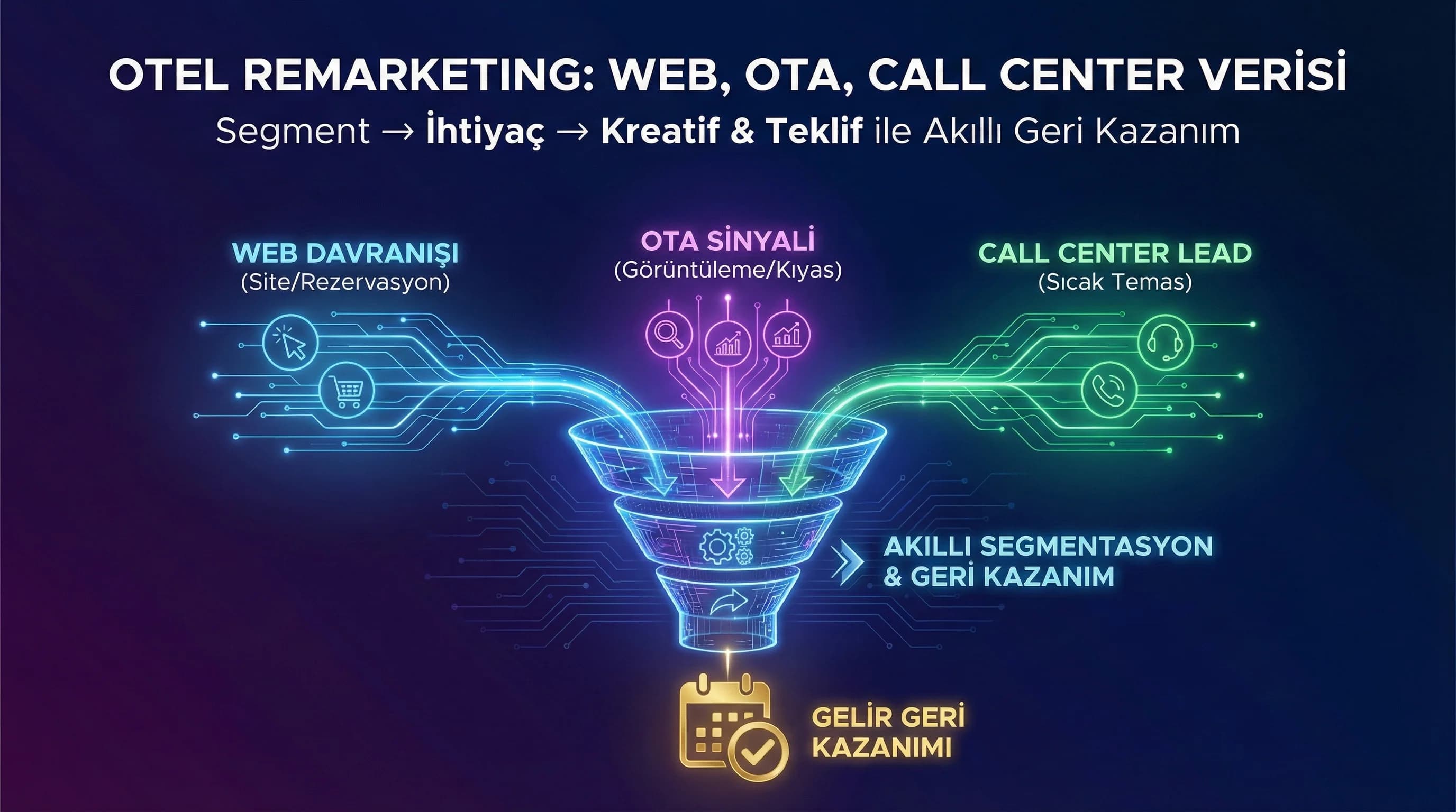Web, OTA ve Call Center Verisiyle Oteller İçin Remarketing Stratejileri