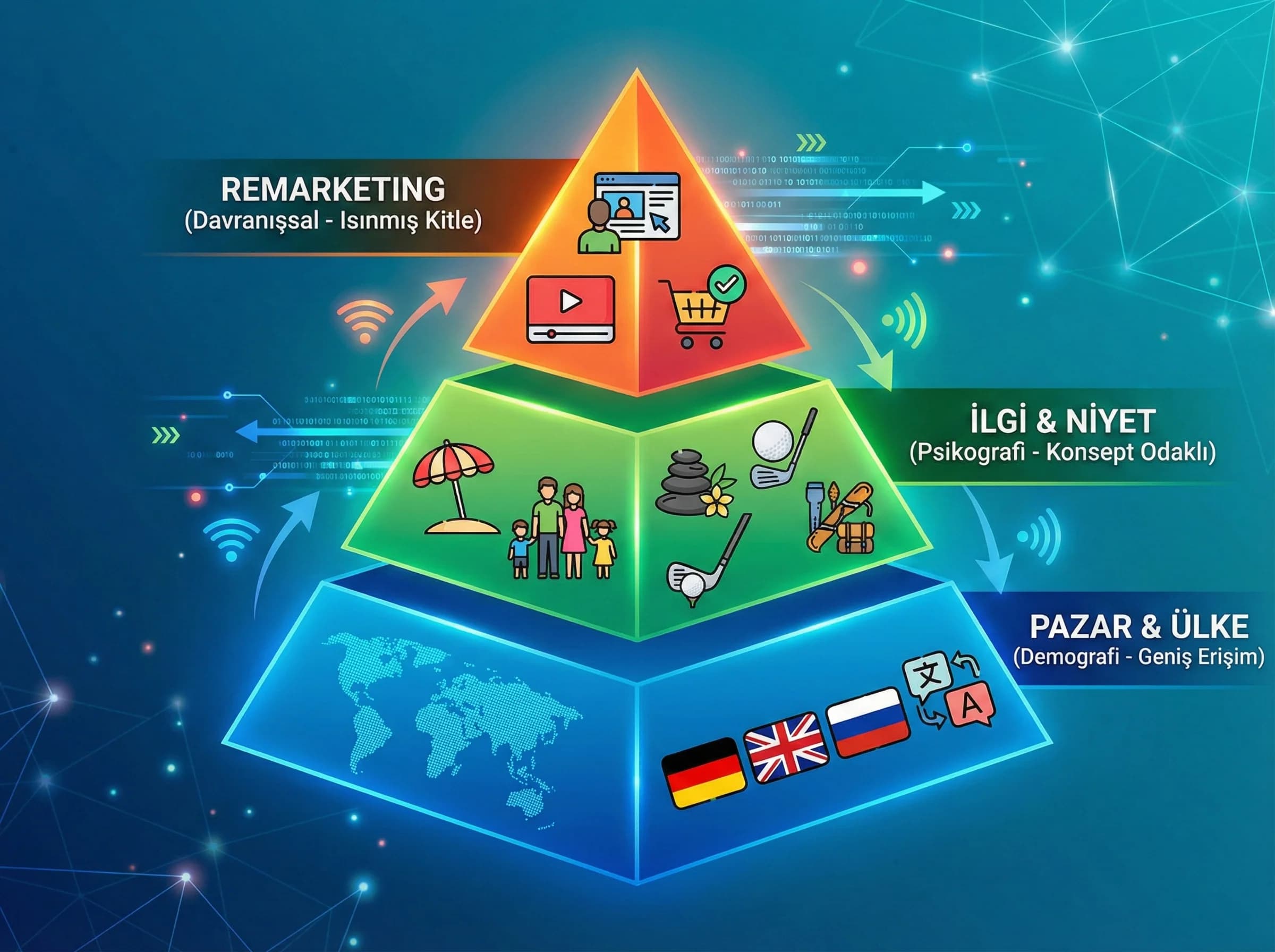 Pazar ilgi remarketing hedeflemesini ayıran YouTube divider görseli