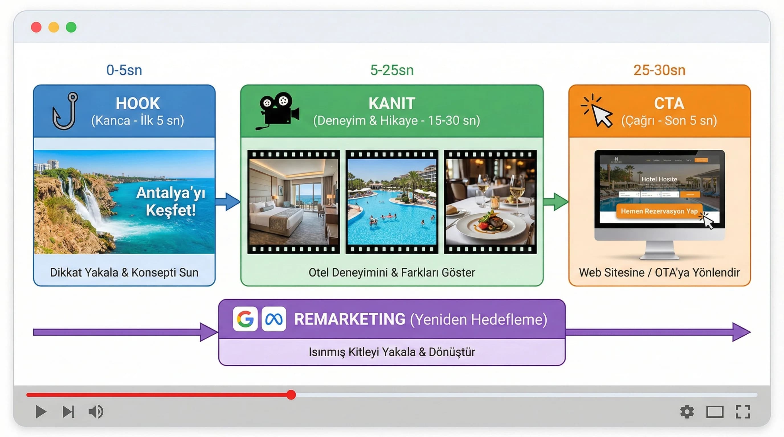 YouTube Google Meta senaryolarını ayıran bölüm görseli