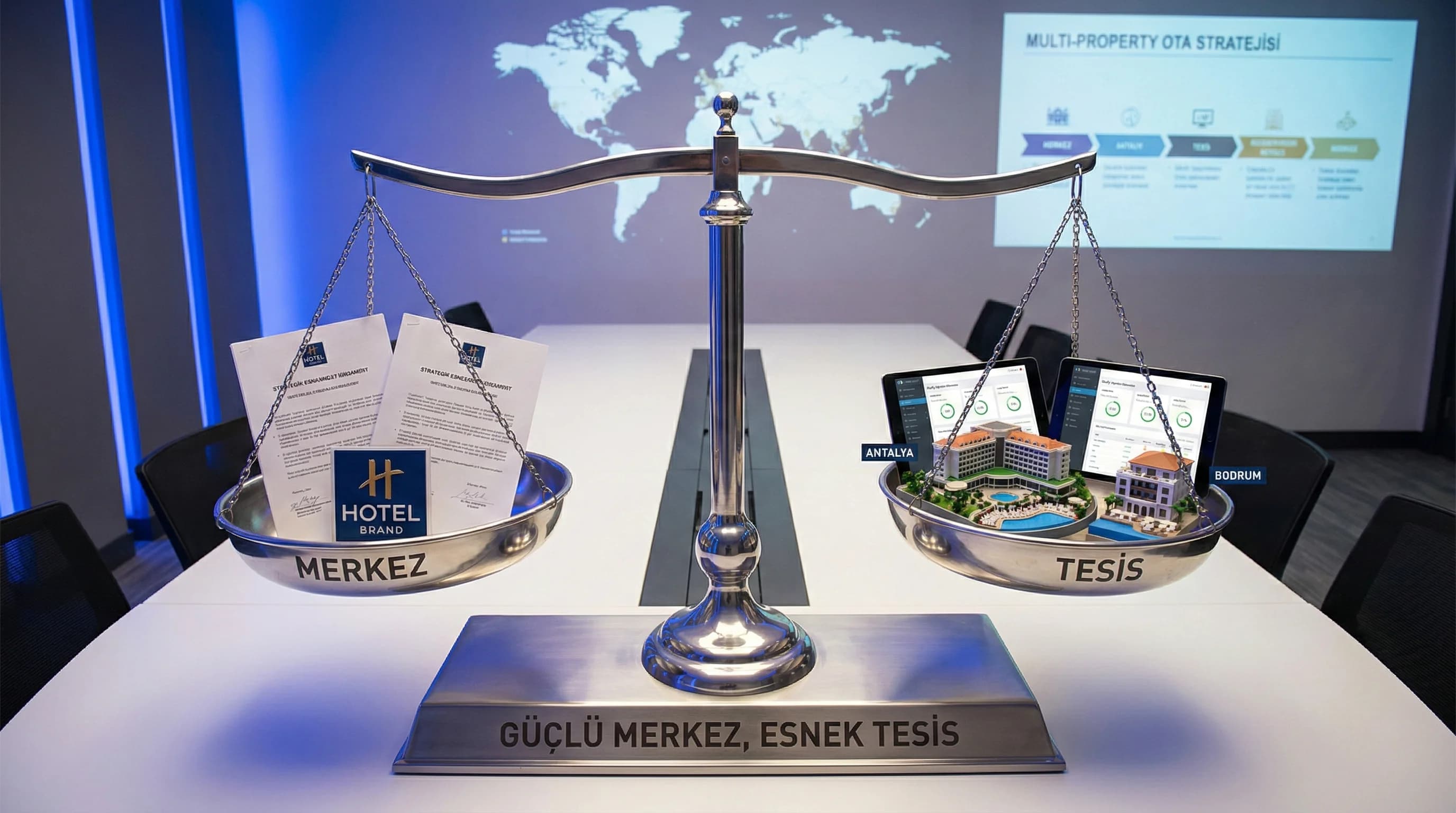 Zincir ve Çok Otelli Yapılarda OTA Yönetimi: Merkez ve Tesis Dengesi