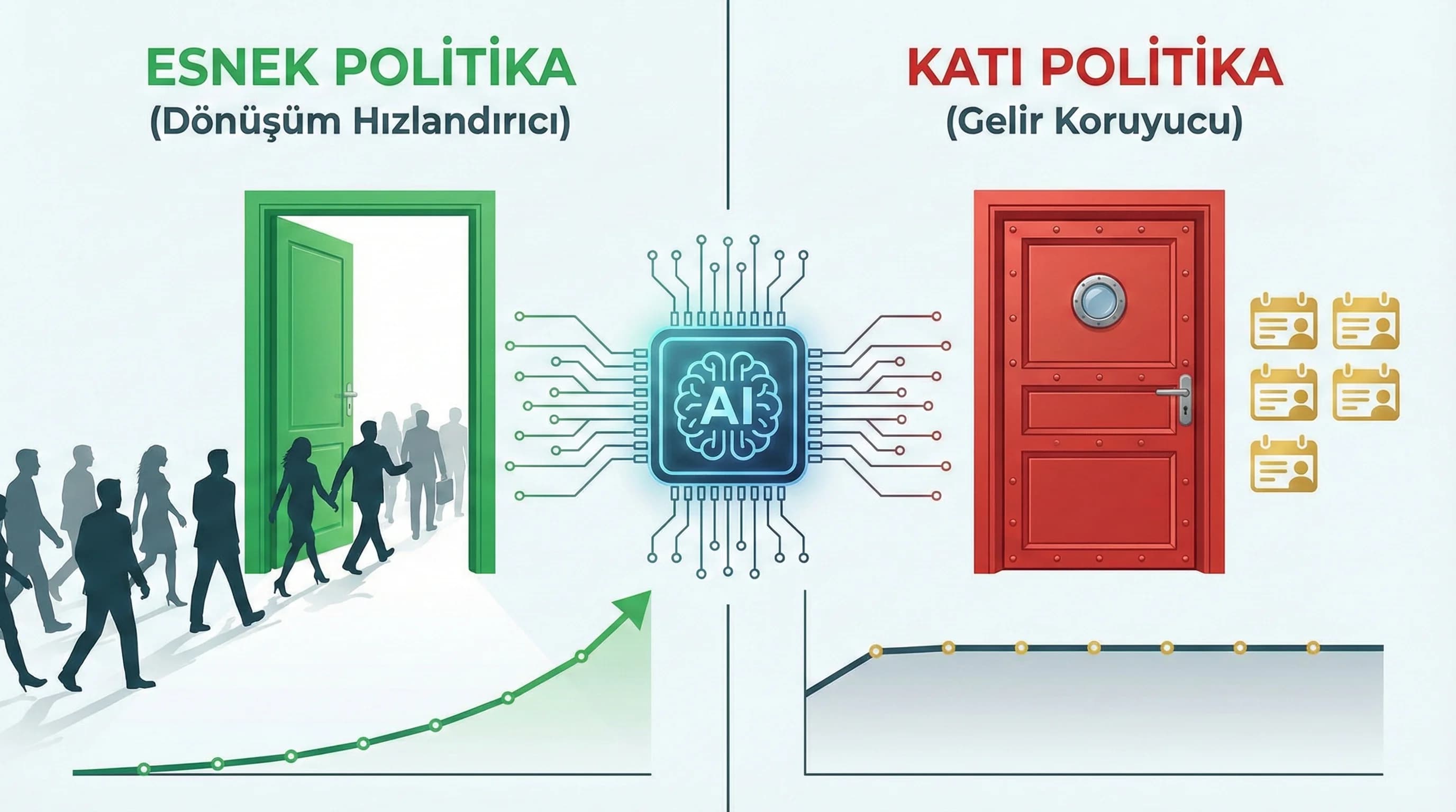 Esnek/katı politika dengesi, amaç: karar modeli, otel satış bağlamı