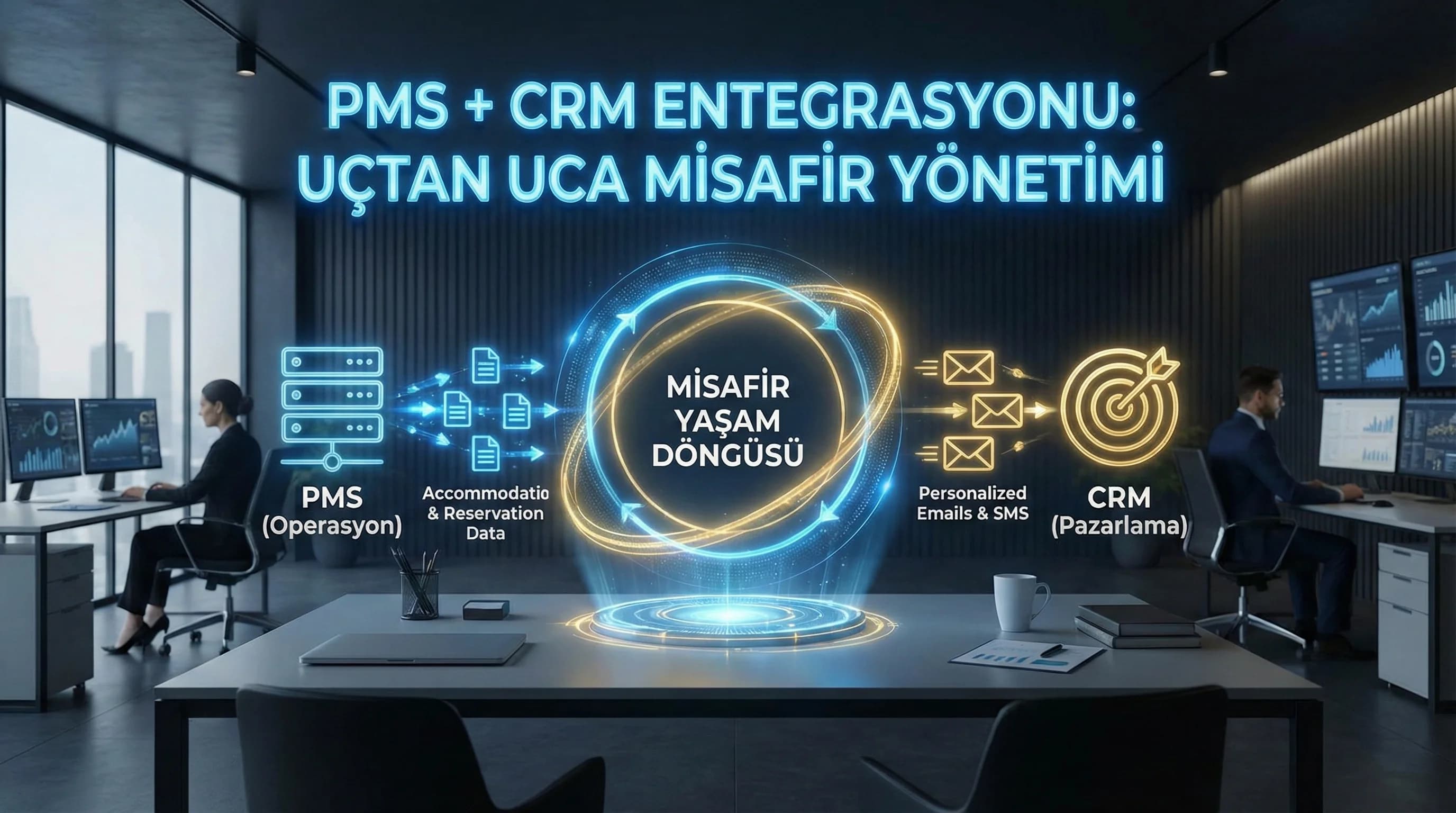 PMS + CRM Entegrasyonu: Misafir Yaşam Döngüsünü Uçtan Uca Nasıl Yönetirsiniz?