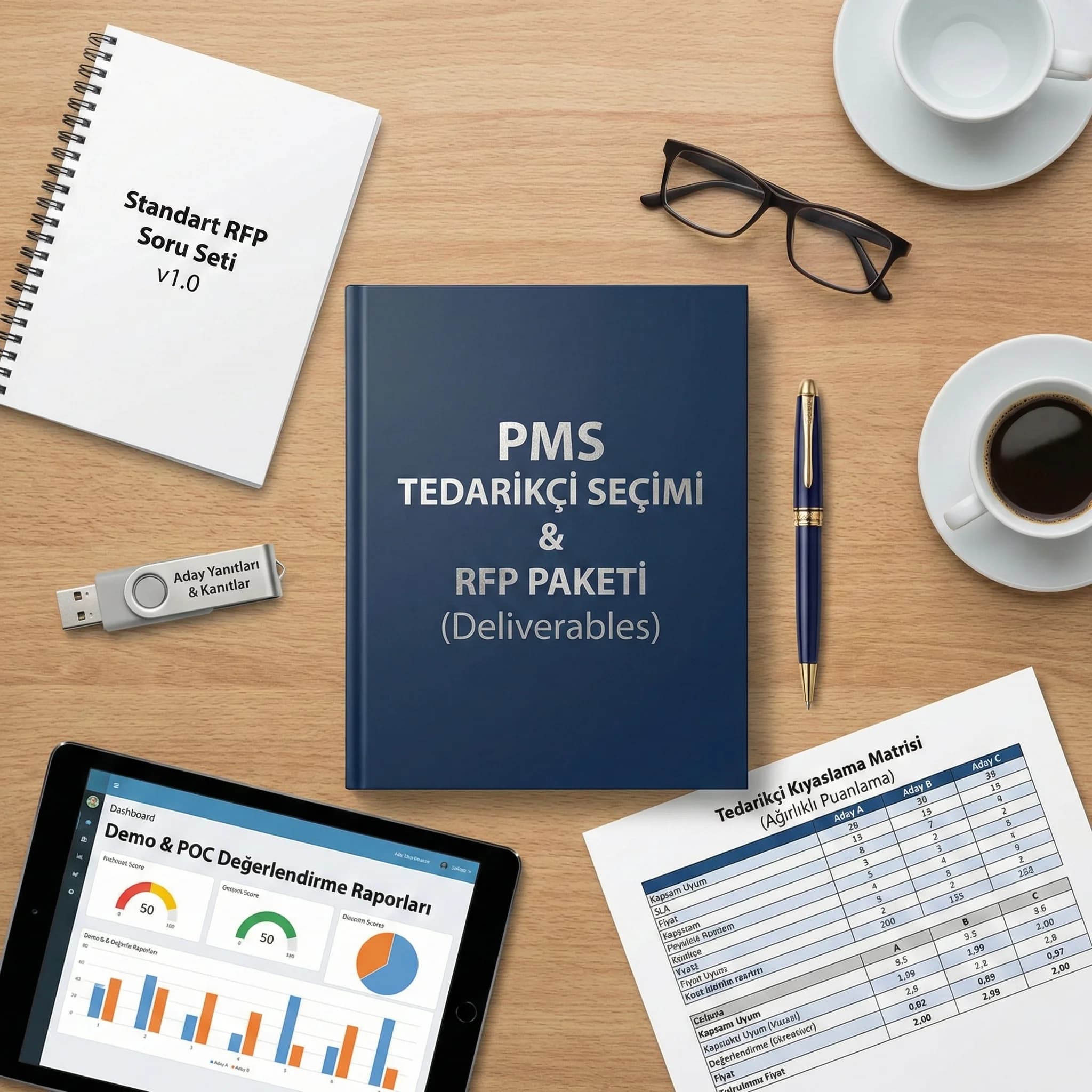 RFP ve tedarikçi kıyas deliverables kartı, doğru vendor fit seçimini kolaylaştırır