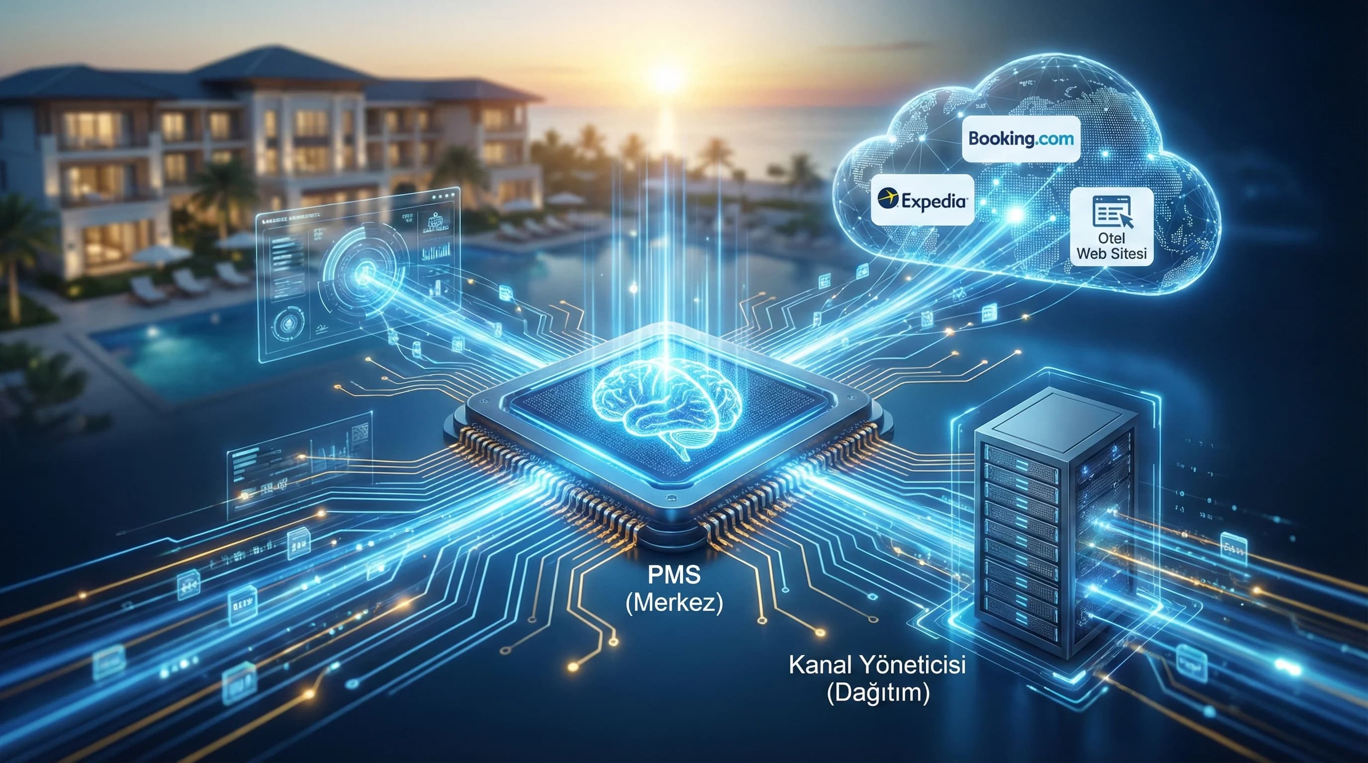 PMS + OTA + Kanal Yöneticisi: Tam Entegrasyon Mimarisi Nasıl Kurulur?
