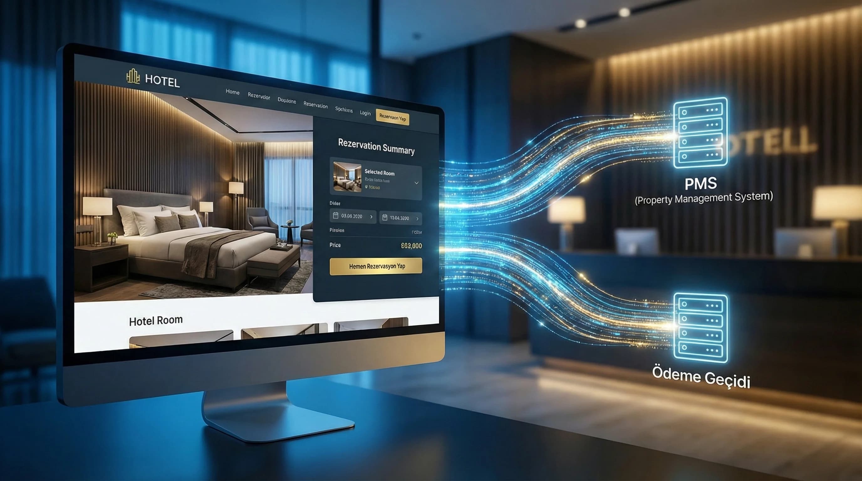 PMS ile Web Rezervasyon Sistemi Entegrasyonu: Direkt Satış Funnel’ı Nasıl Kurulur?
