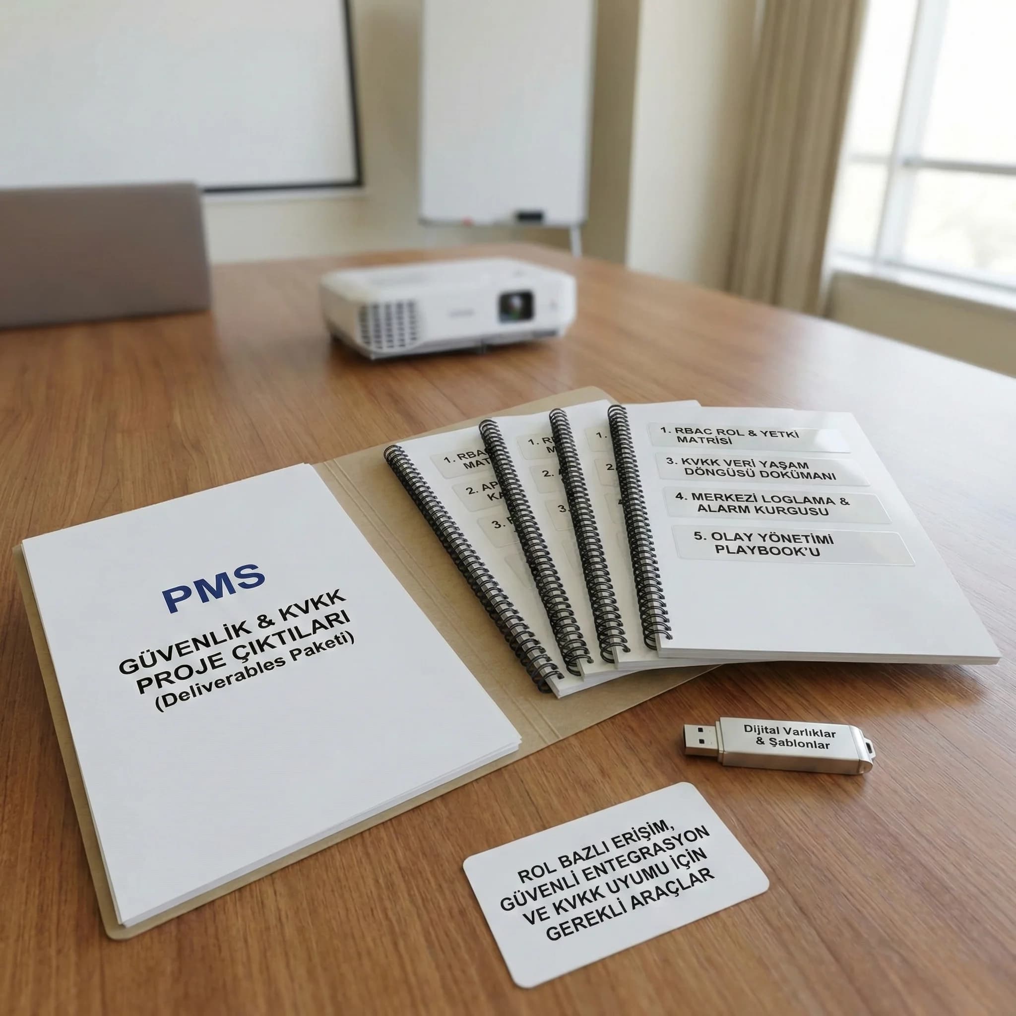 PMS güvenlik deliverables kartı, rol ve KVKK süreçlerini netleştirir