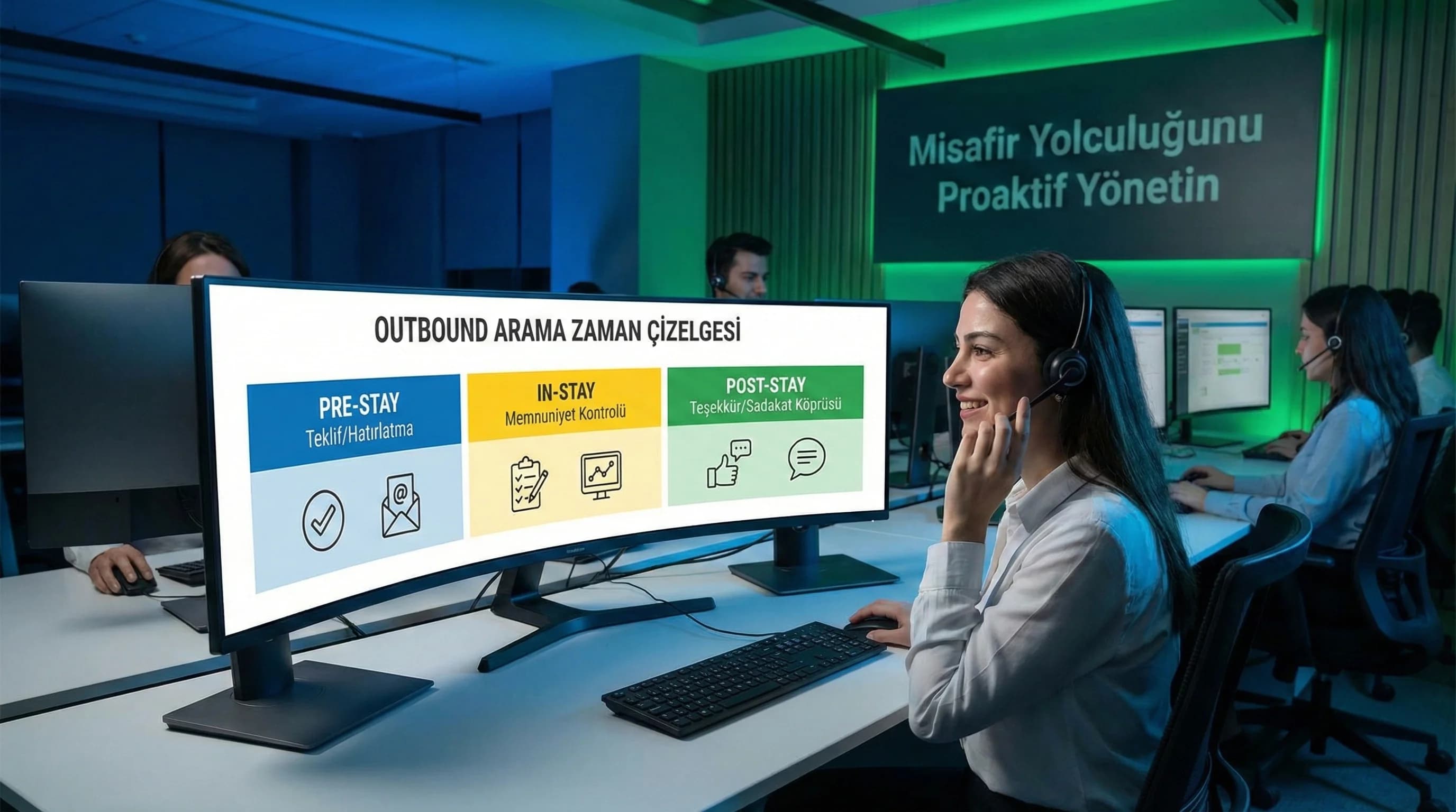 Çağrı Merkezi Öncesi ve Sonrası Outbound Aramalar: Teklif, Hatırlatma ve Post-Stay Stratejileri