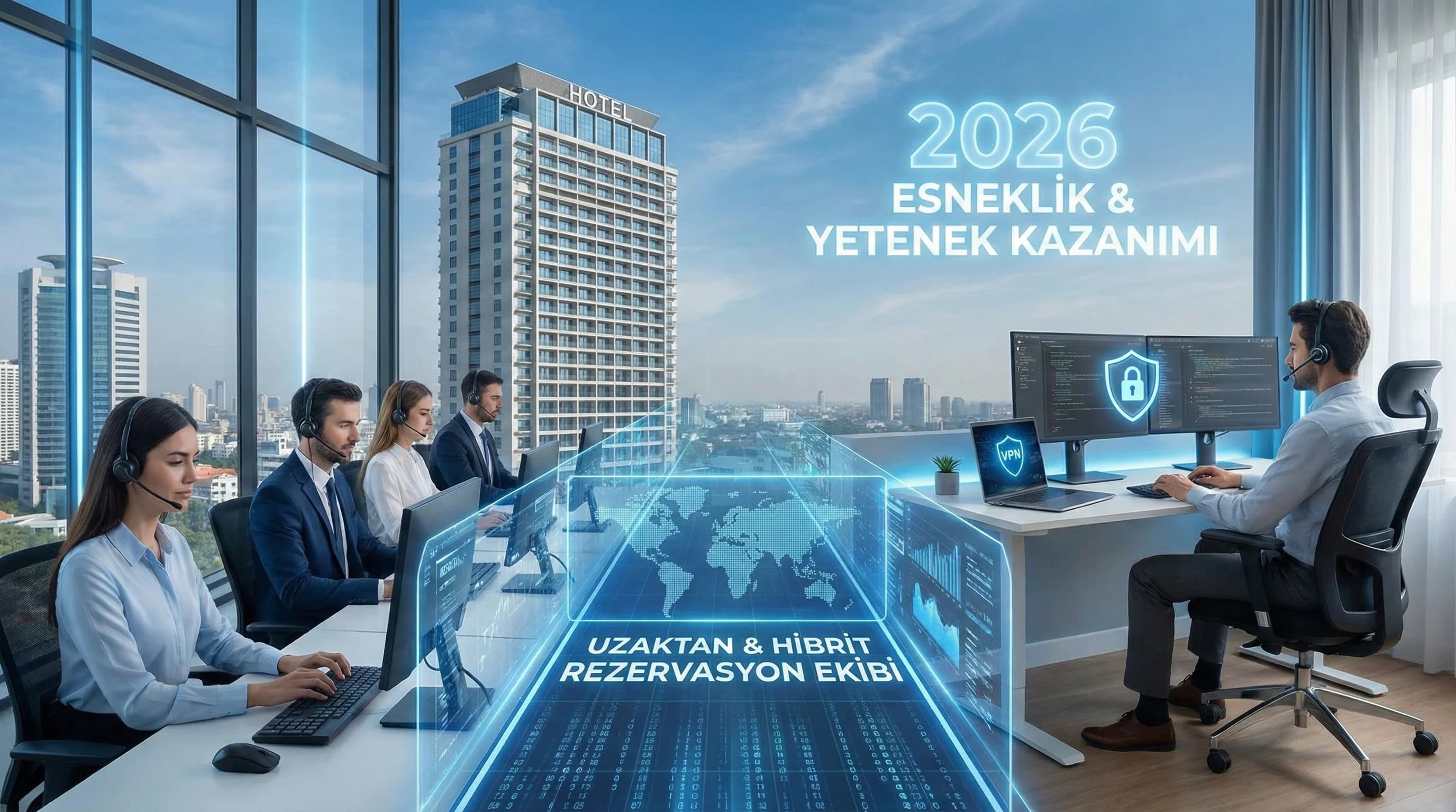2026’da Uzaktan Çalışan Rezervasyon Ekipleri ve Hibrit Model: Evden Çalışan Agent’ler İçin Rehber