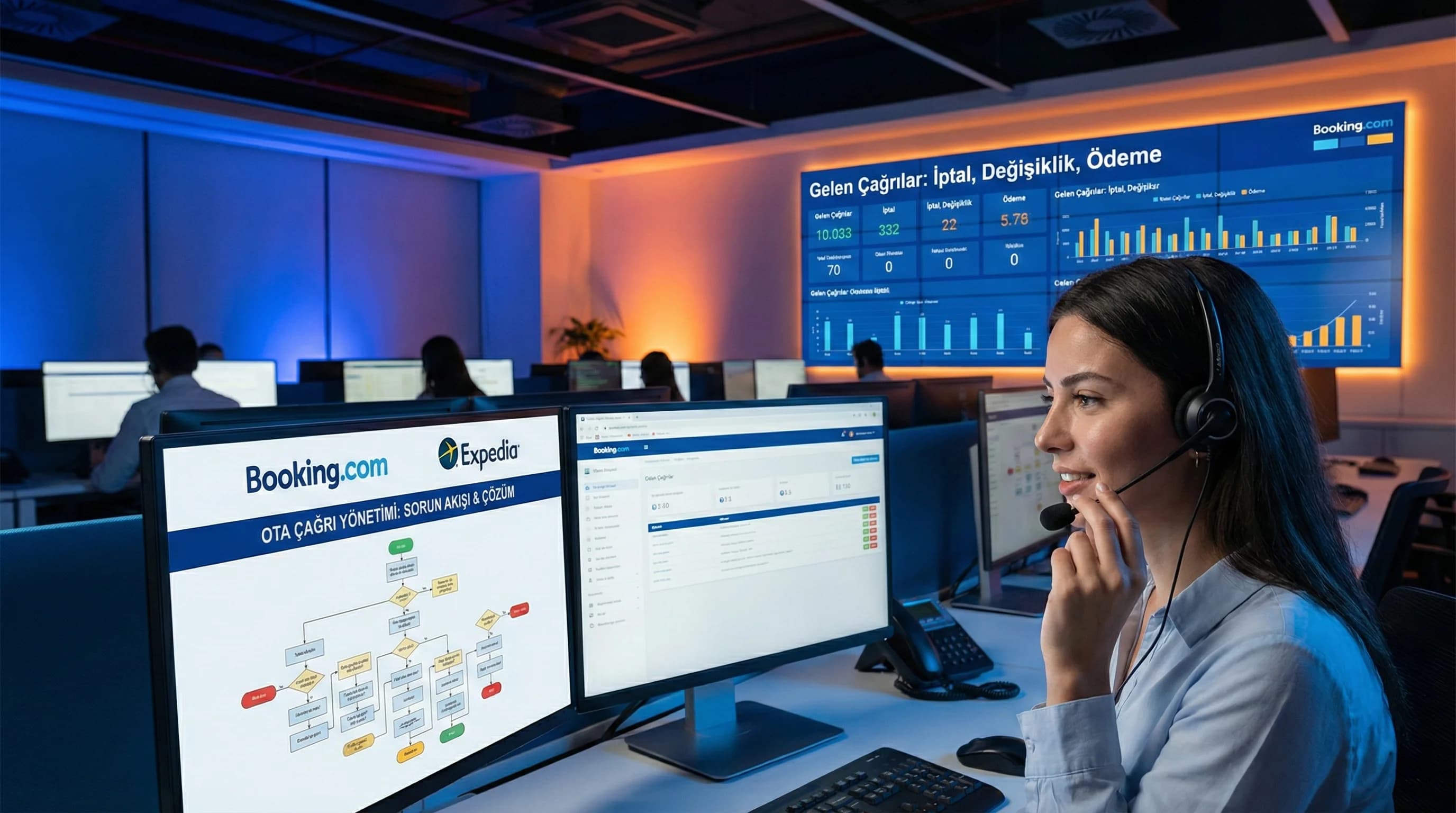 OTA Üzerinden Gelen Çağrıları Yönetmek: Booking/Expedia Kaynaklı Sorun ve Talep Akışları