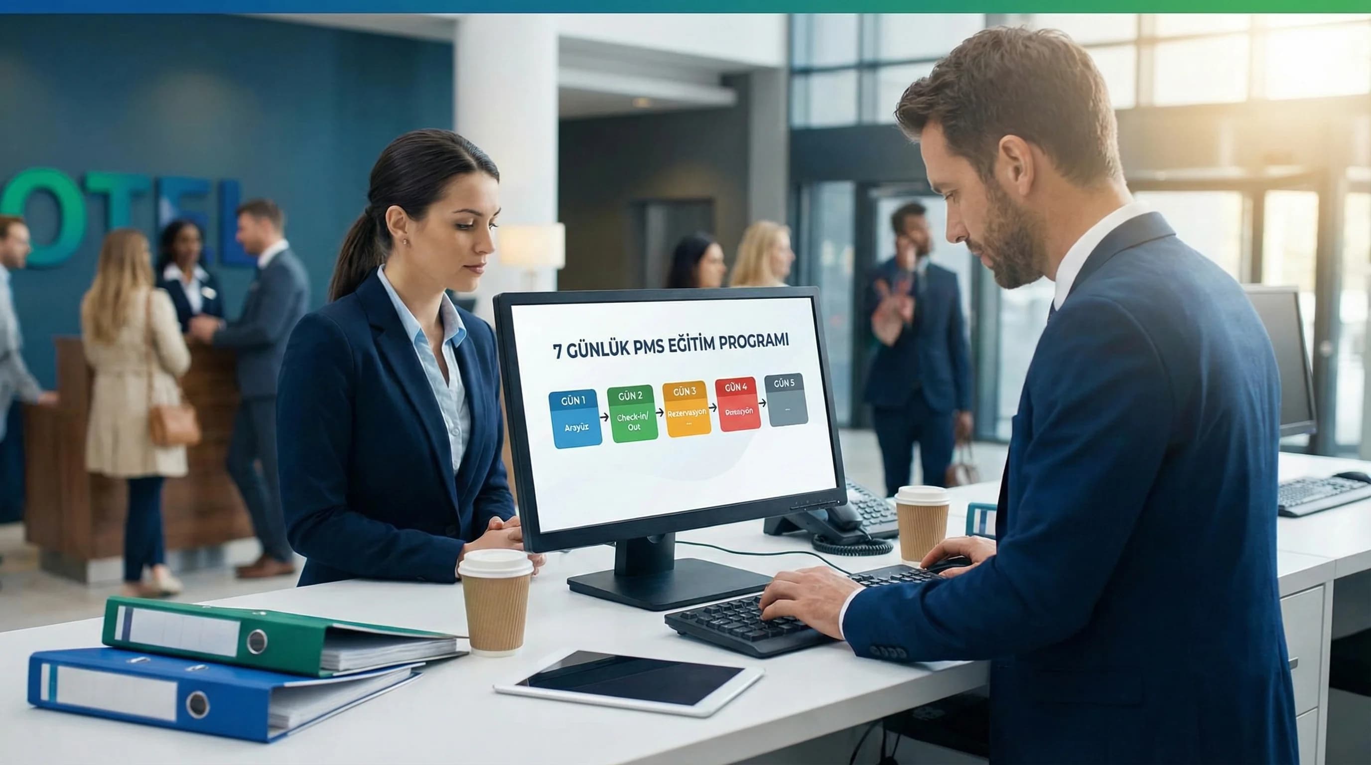 Resepsiyon Ekibi İçin PMS Eğitim Programı: 7 Günlük Uygulama Planı
