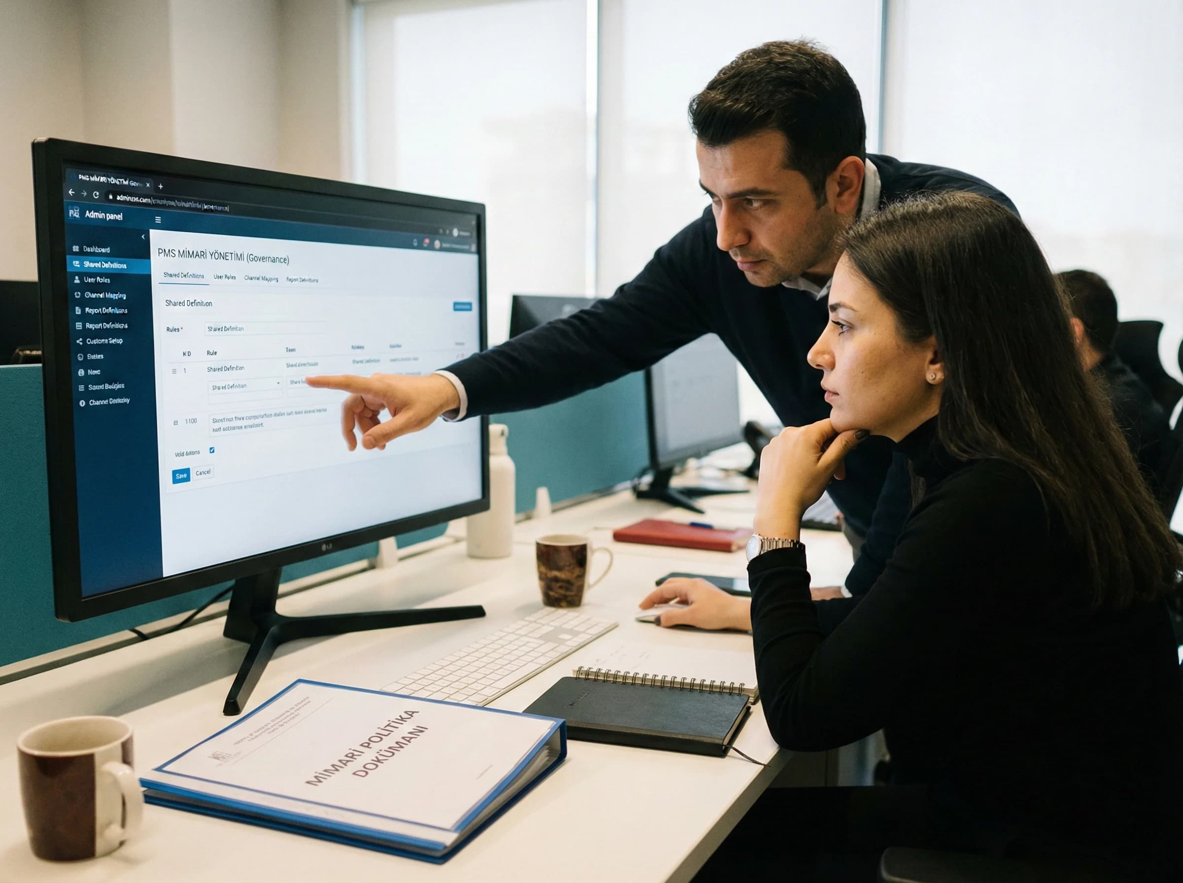 Grup konsolide gelir ve doluluk KPI kartı, merkez ofis dashboard bağlamı