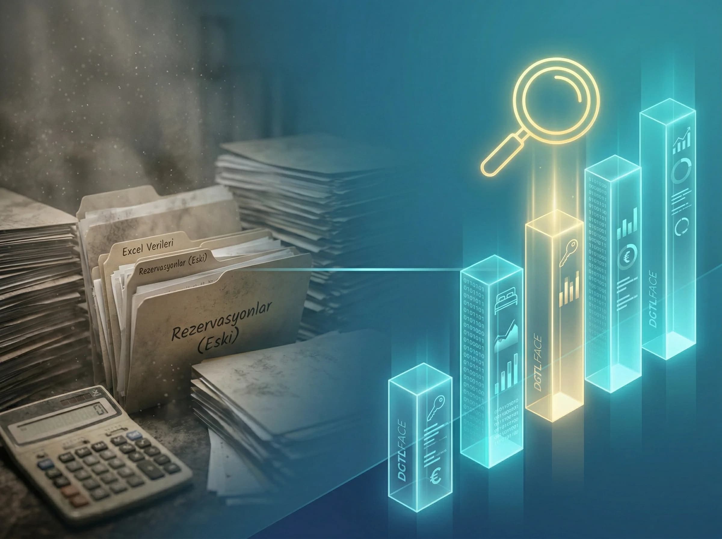 Butik otelde ihtiyaç analizi bölüm ayırıcı, hafif PMS kurulum bağlamı