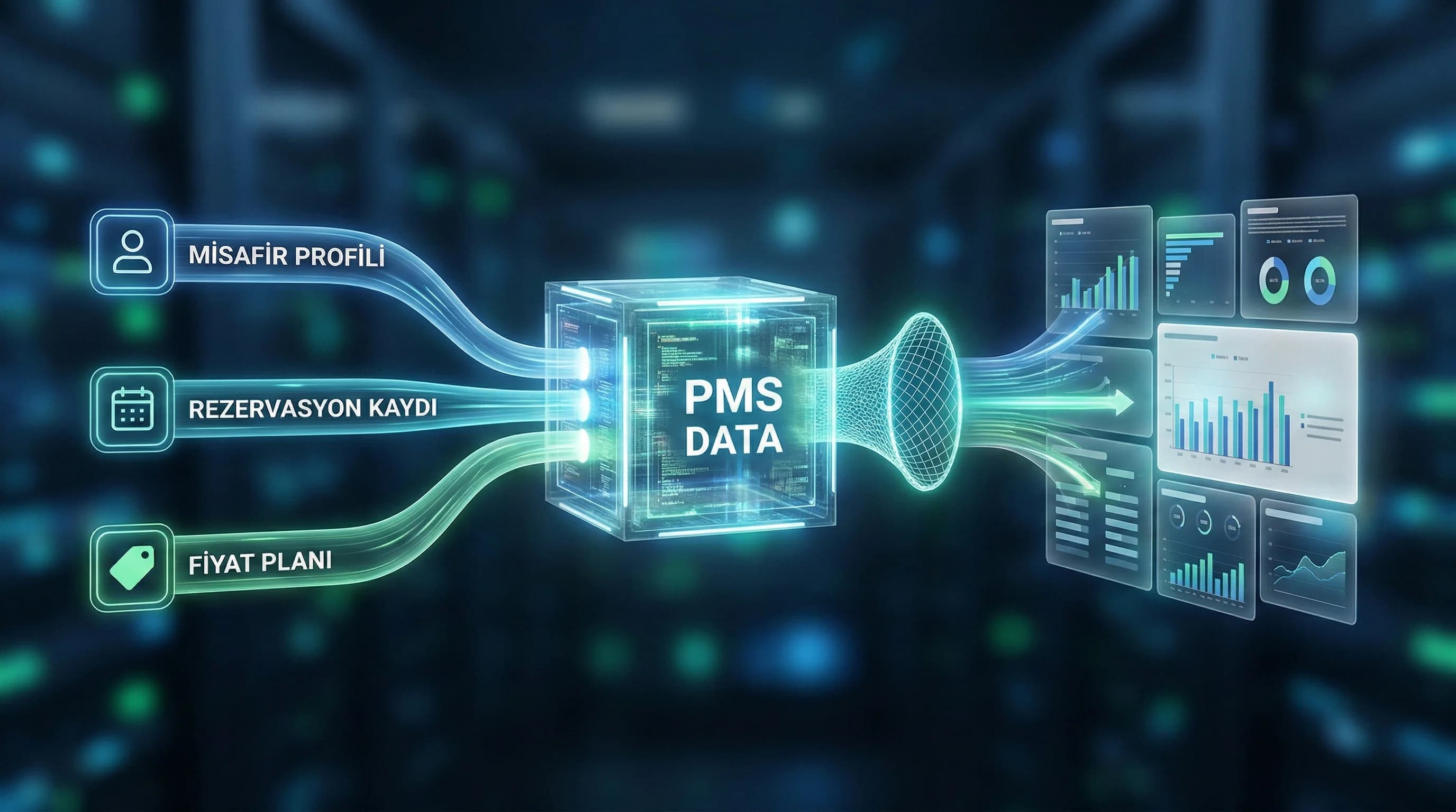 Online rezervasyon deneyimi ve PMS senkronu, otel direkt satış bağlamı