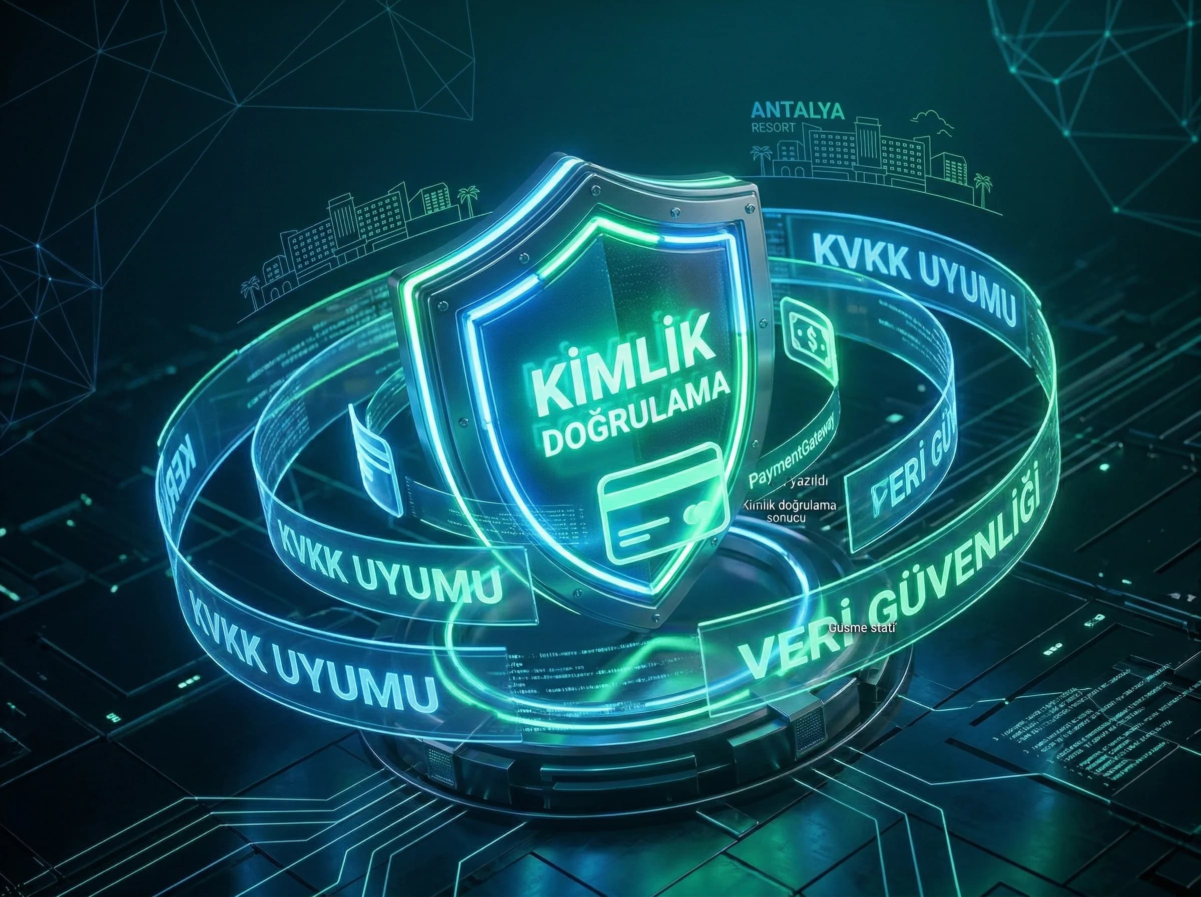 PMS–online check-in entegrasyon şeması, form alanları ve PMS kayıtları bağlamı