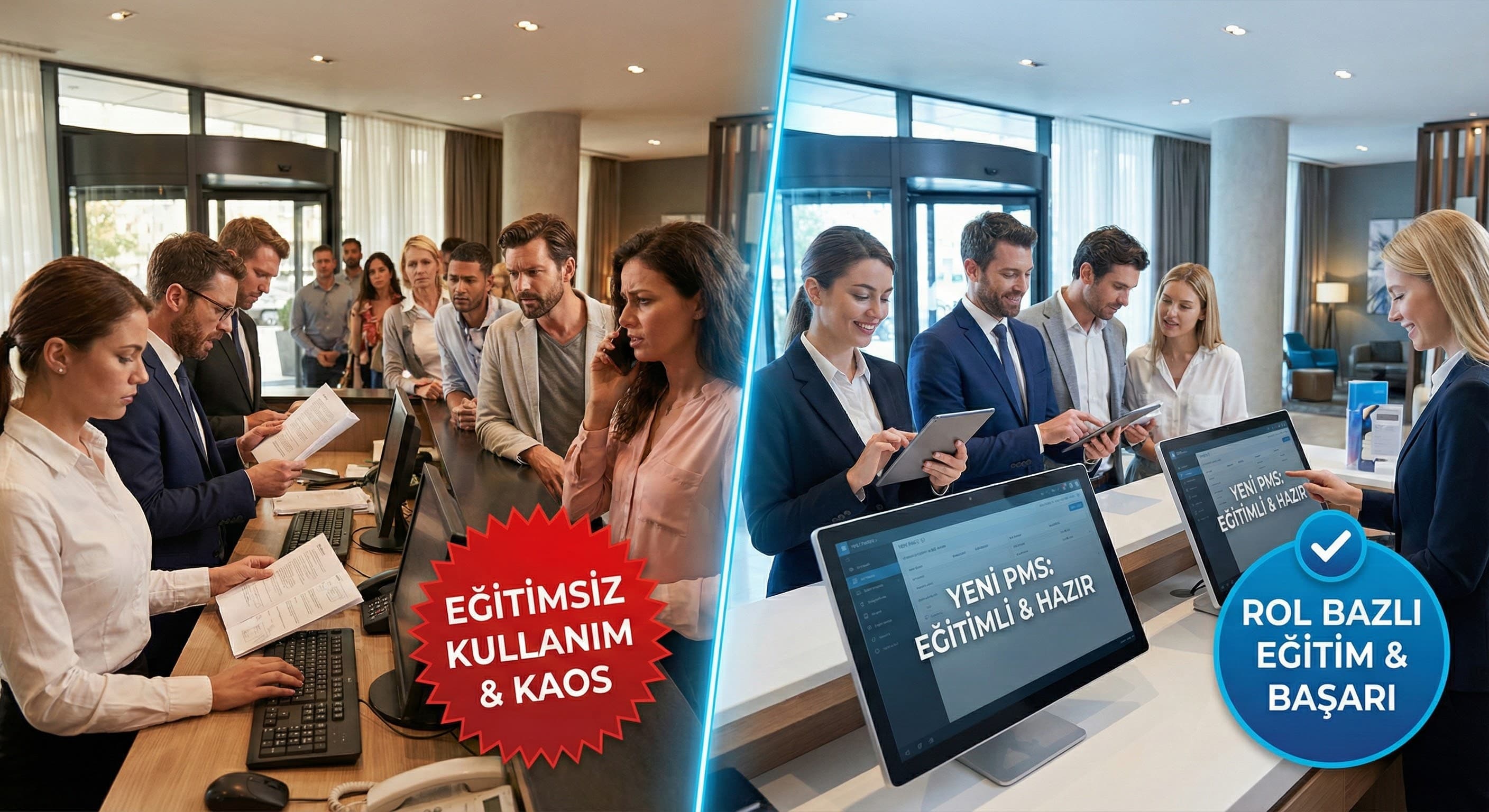 PMS Eğitim Planı: Resepsiyon ve Operasyon Ekiplerini Yeni Sisteme Nasıl Hazırlarsınız?