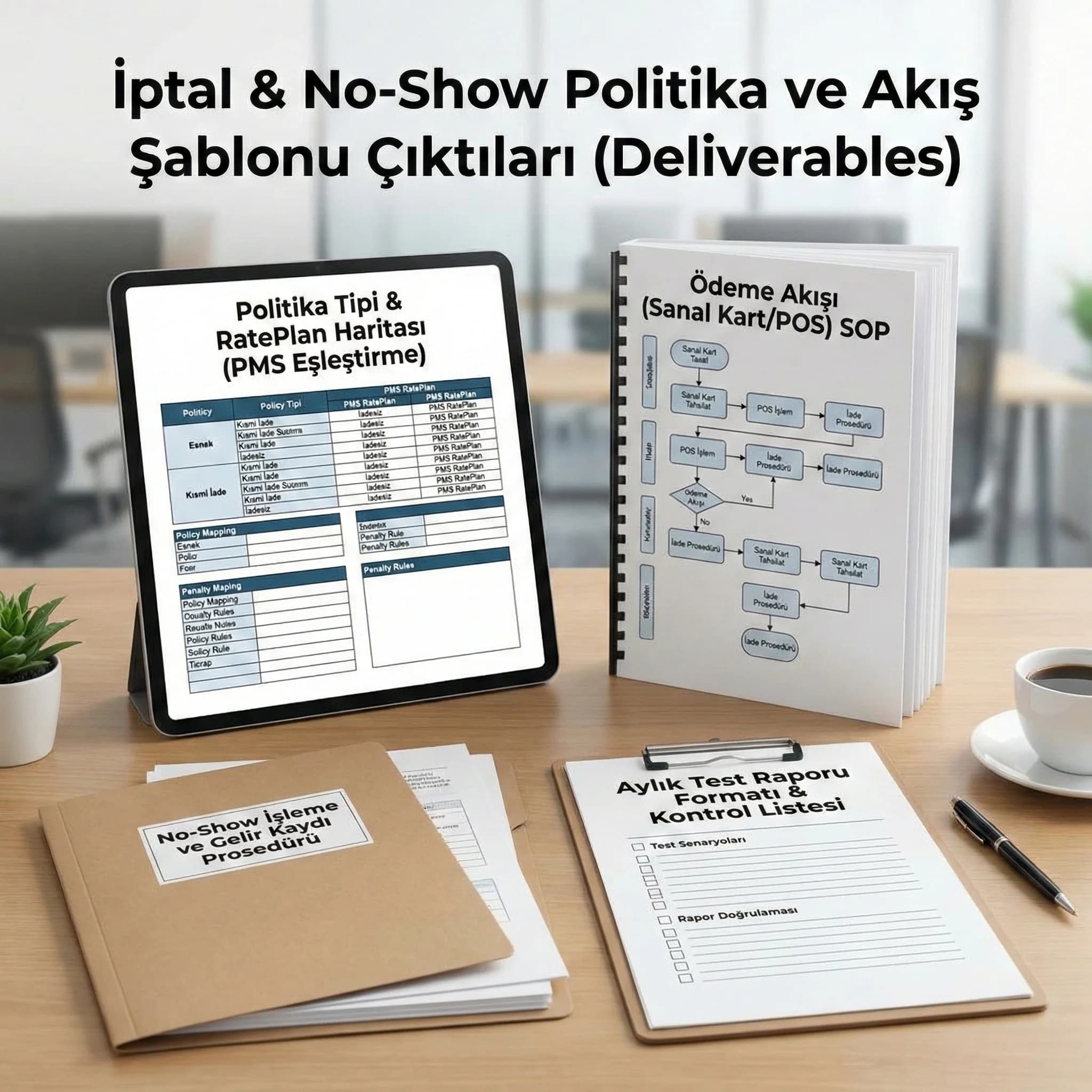 İptal/no-show politika eşleştirme checklist kartı, ekipler için pratik adımlar