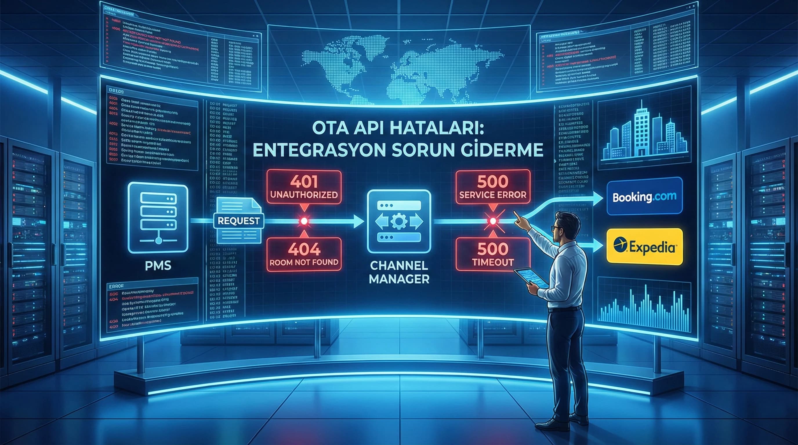 OTA Bağlantı ve API Hataları: Entegrasyon Sorunlarını Teşhis ve Çözüm Rehberi