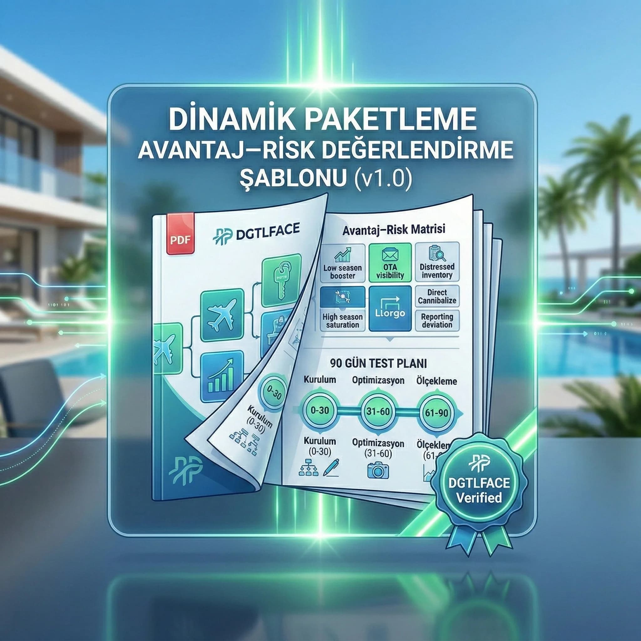 Dinamik paket avantaj risk matrisi ve karar kartı, yönetim için hızlı çerçeve”