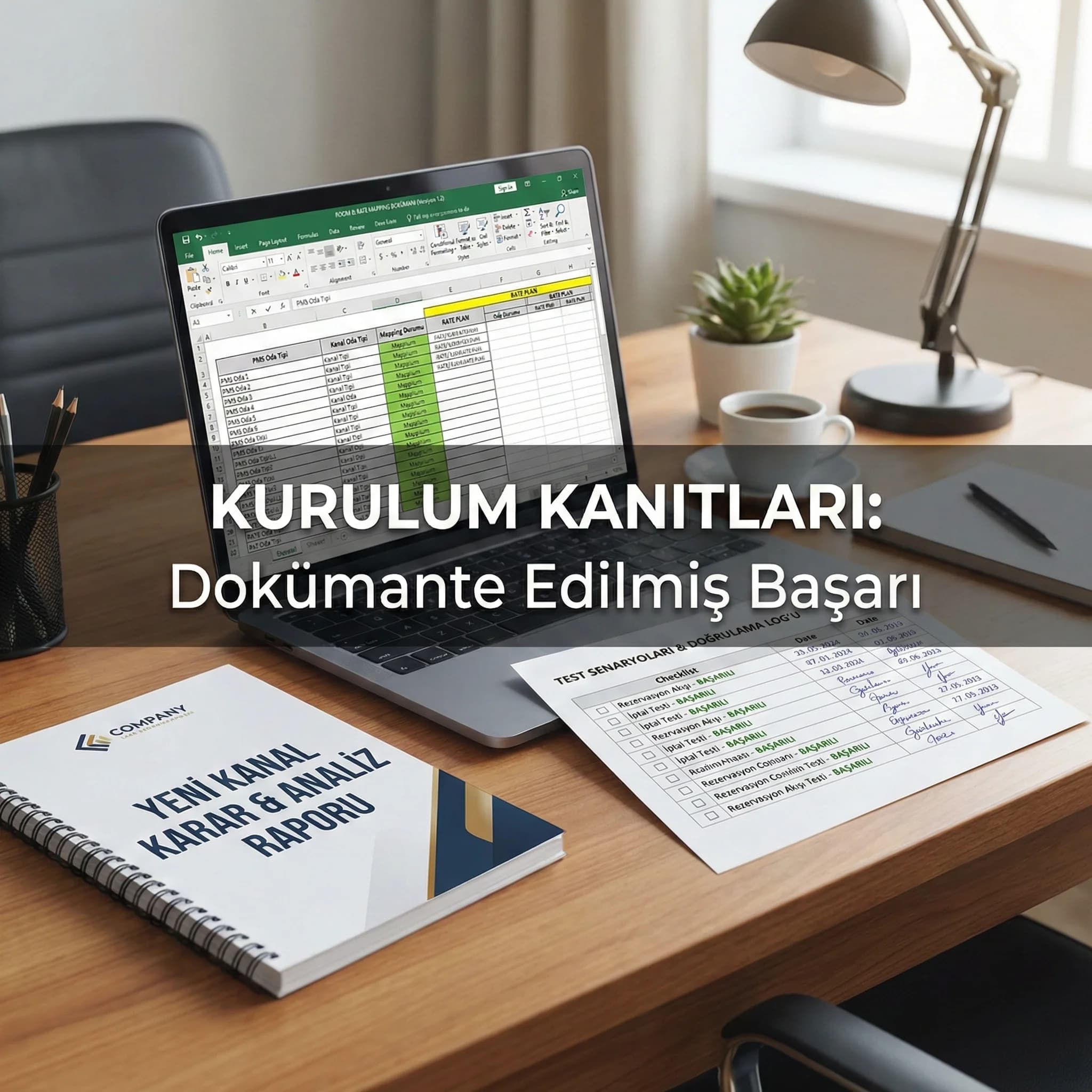 Mapping tablo ve test senaryoları gibi deliverable’ları gösteren proof kartı
