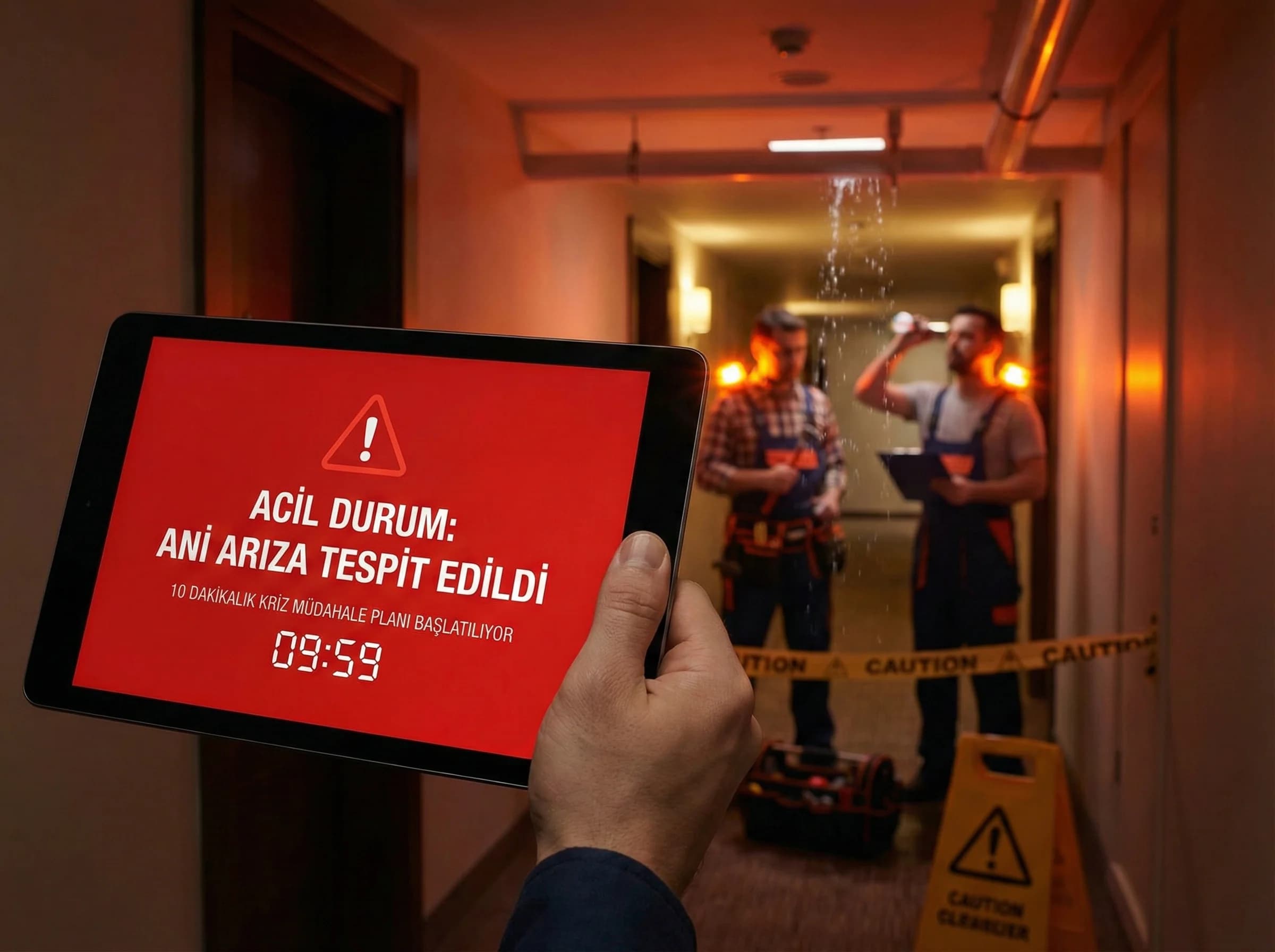 Oda statü akışını PMS’ten OTA’ya inventory düşümüyle gösteren diyagram