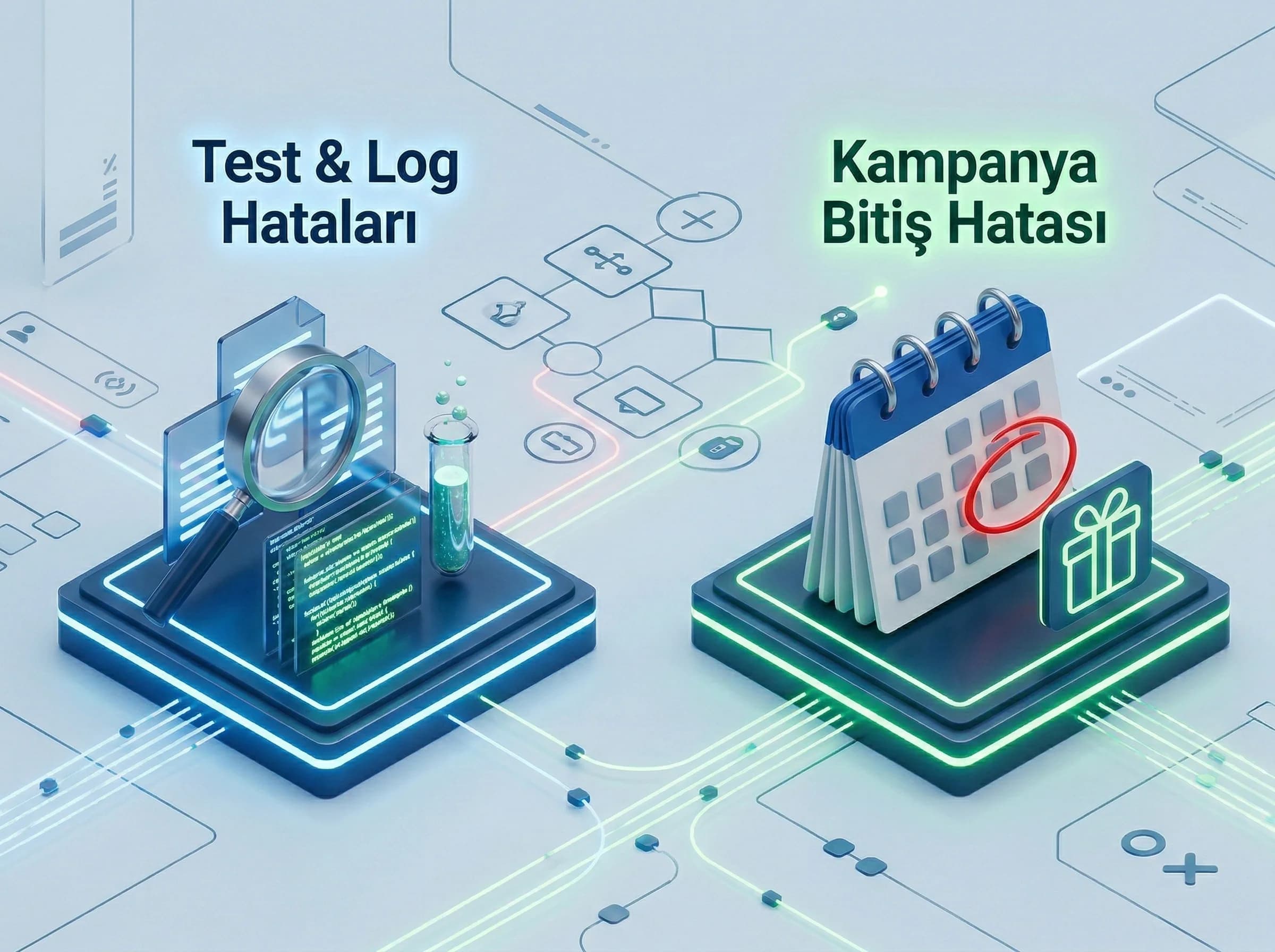 Test log ve kampanya hatalarını ayıran bölüm görseli