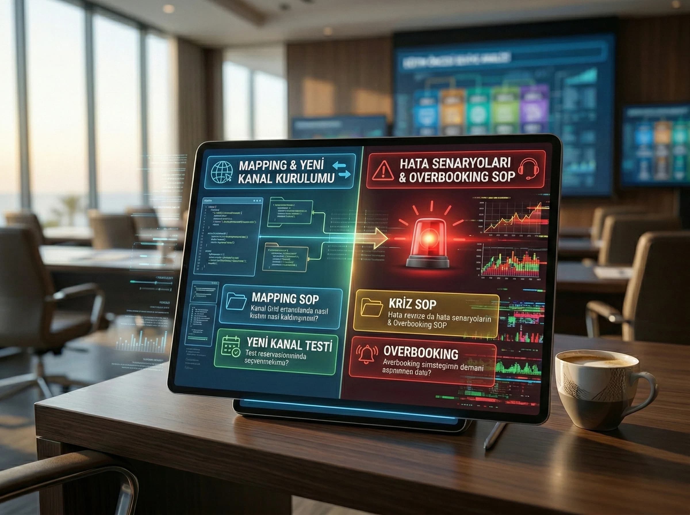Mapping test ve kriz yönetimi günlerini ayıran bölüm görseli