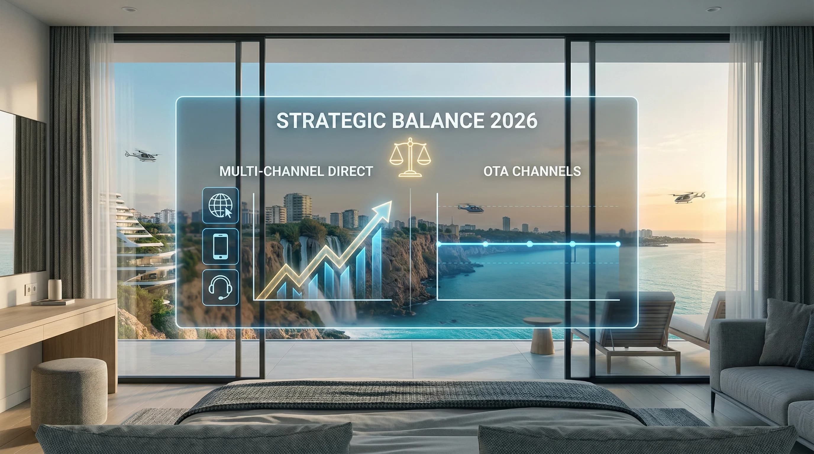 2026 Multi-Channel Direct (Web+App+Call Center) ve OTA Dengesi: Kanal Yönetimi Üzerinden Nasıl Kurulur?