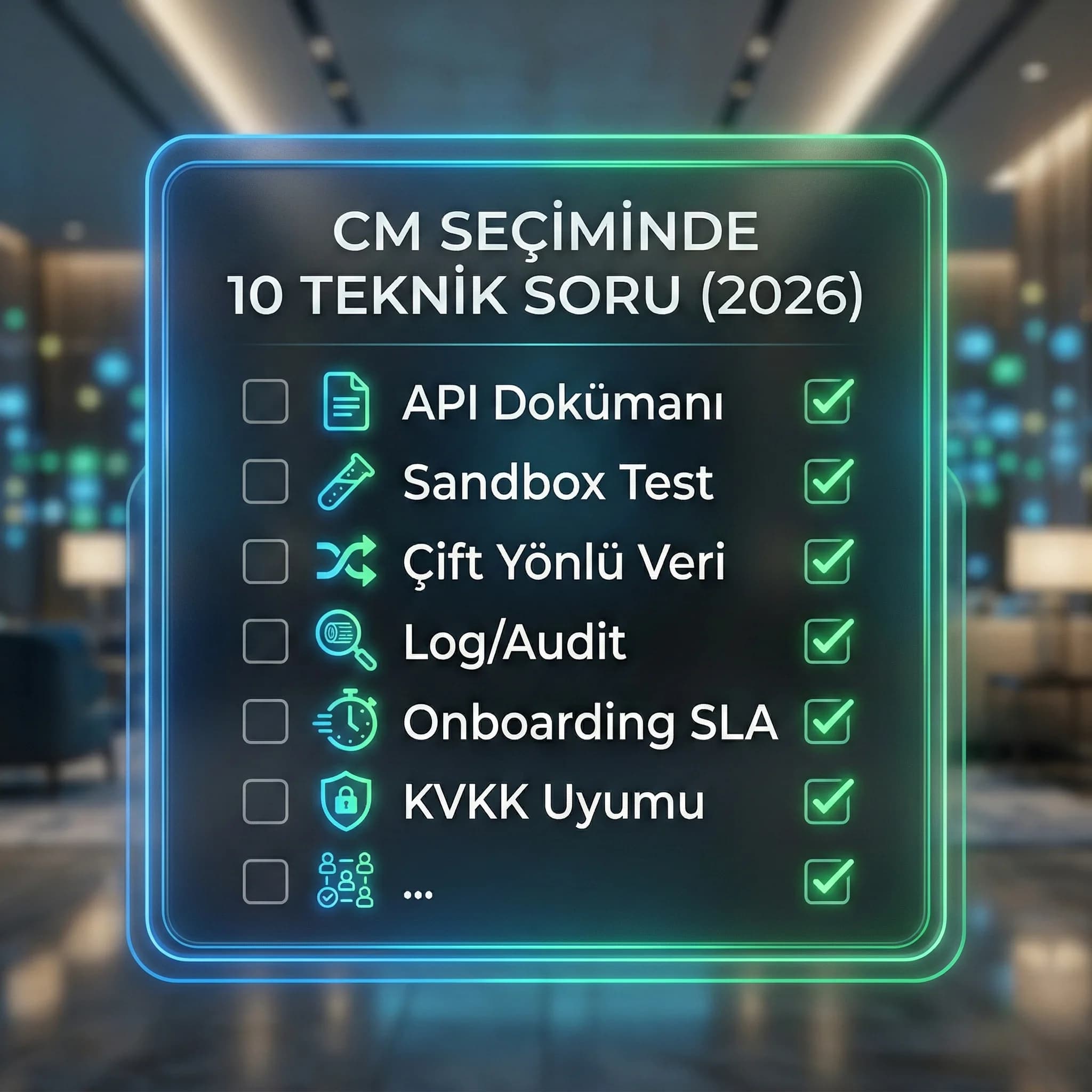 Yeni channel manager seçerken 10 teknik soru otel bağlamı